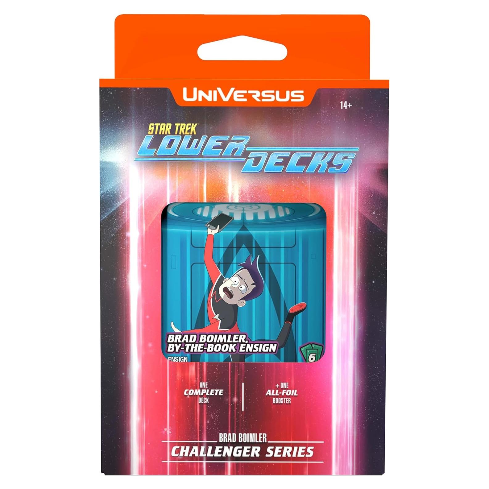 Juego de Cartas UniVersus Star Trek Lower Decks Boimler 63 Cartas