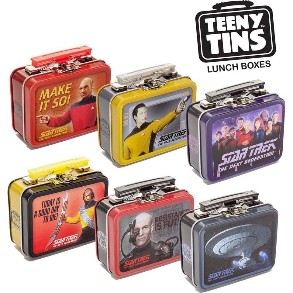 Set de 3 Cajas de Almuerzo Pequeñas Star Trek La Nueva Generación