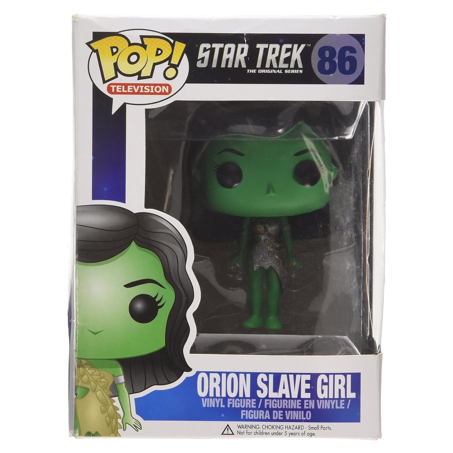 Figura de acción Funko POP Star Trek Chica Esclava Orion 9.5cm