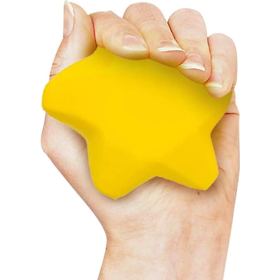 Paquete de 12 Pelotas Antiestrés Estrella ArtCreativity 7.62 cm