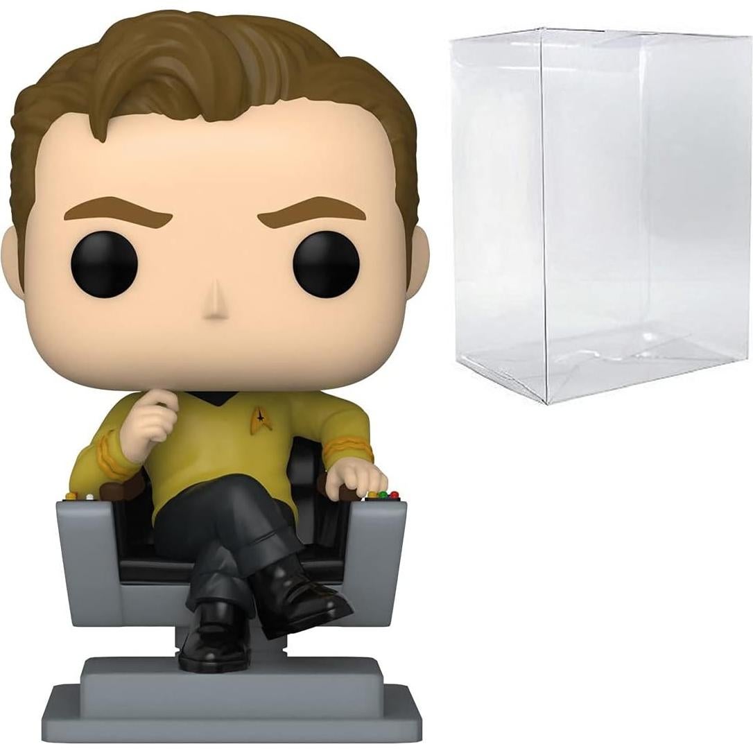 Figura de Vinilo Funko POP Capitán Kirk en Silla Star Trek