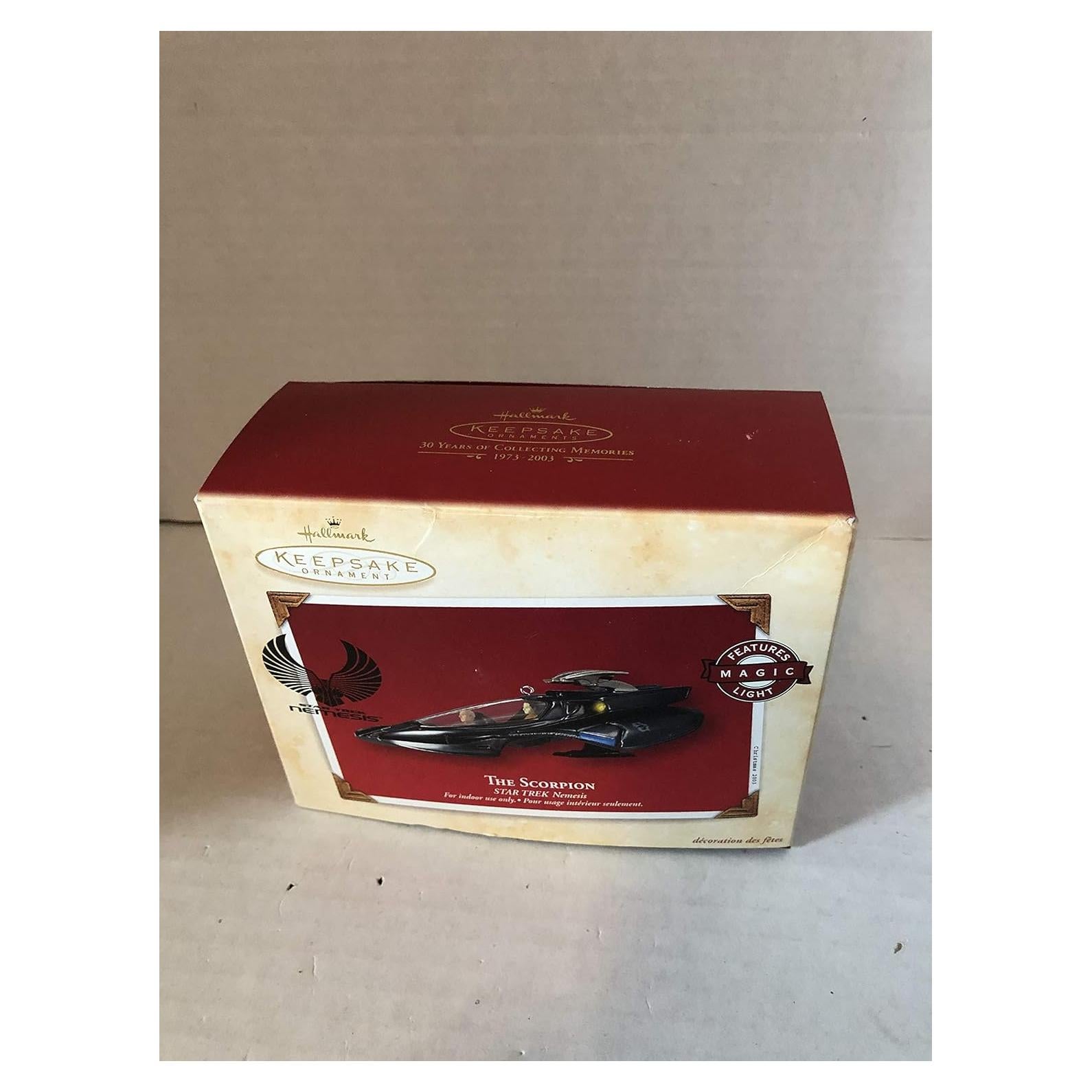Adorno Hallmark Star Trek Nemesis El Escorpión 2003