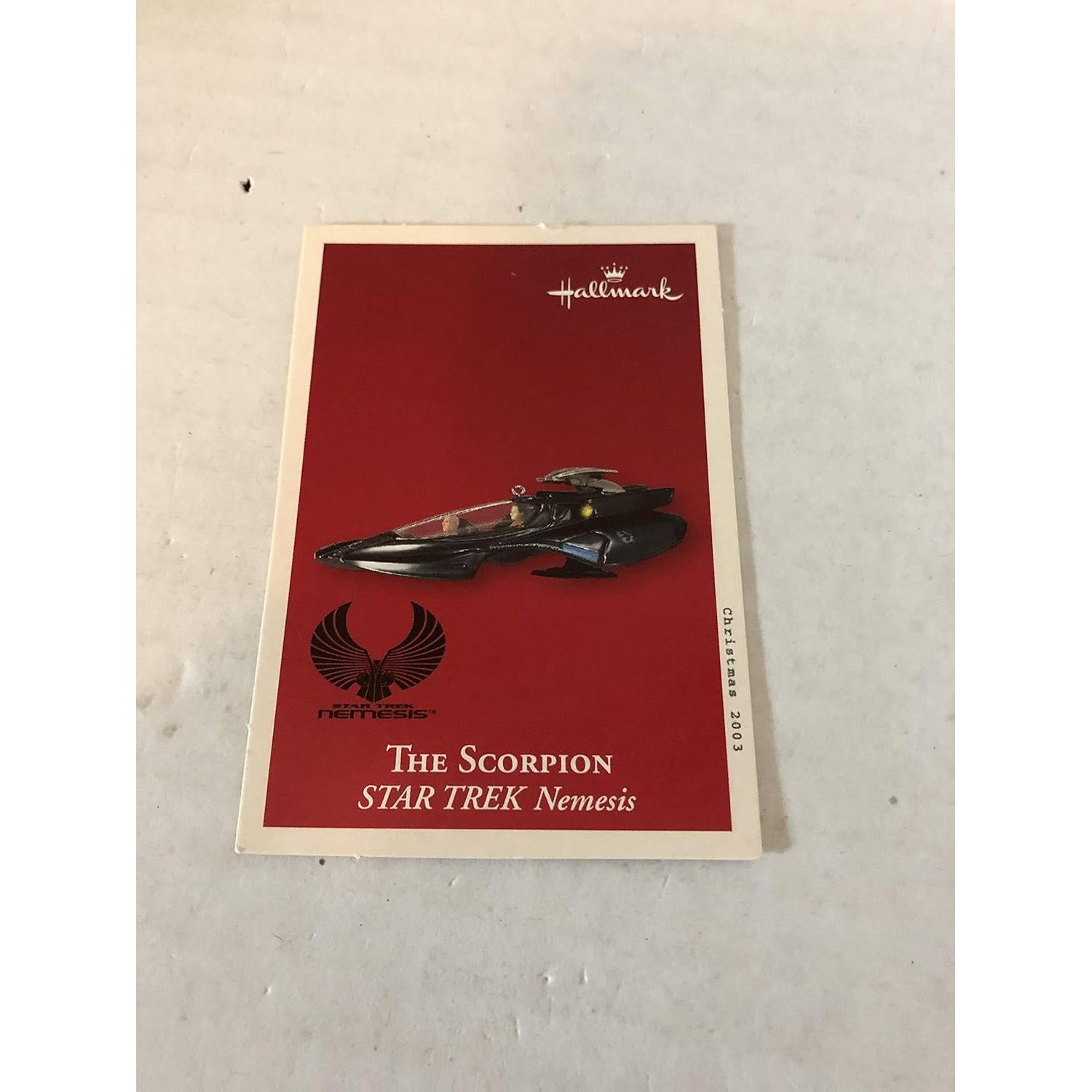 Adorno Hallmark Star Trek Nemesis El Escorpión 2003