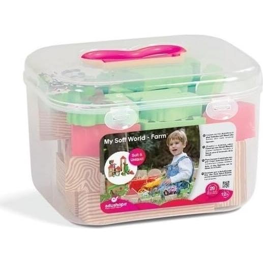 Conjunto de Bloques de Granja Edushape - 29 Piezas de Espuma