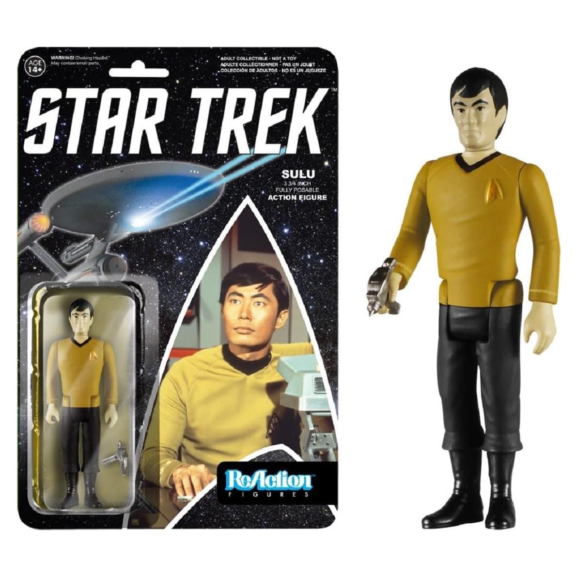 Figura de Acción Funko ReAction Star Trek Sulu 9.5 cm