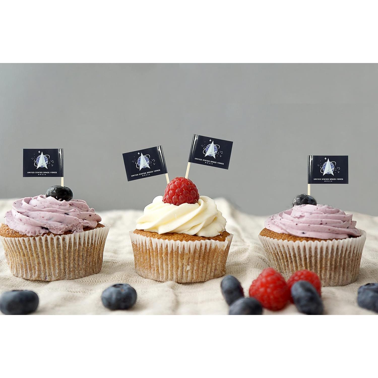 Banderas de Palillo de Dientes JBCD Fuerza Espacial 200pcs