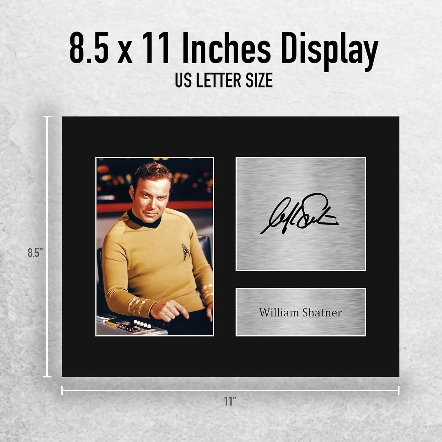 Exhibición sin Marco William Shatner 21.6x27.9 cm HWC Trading