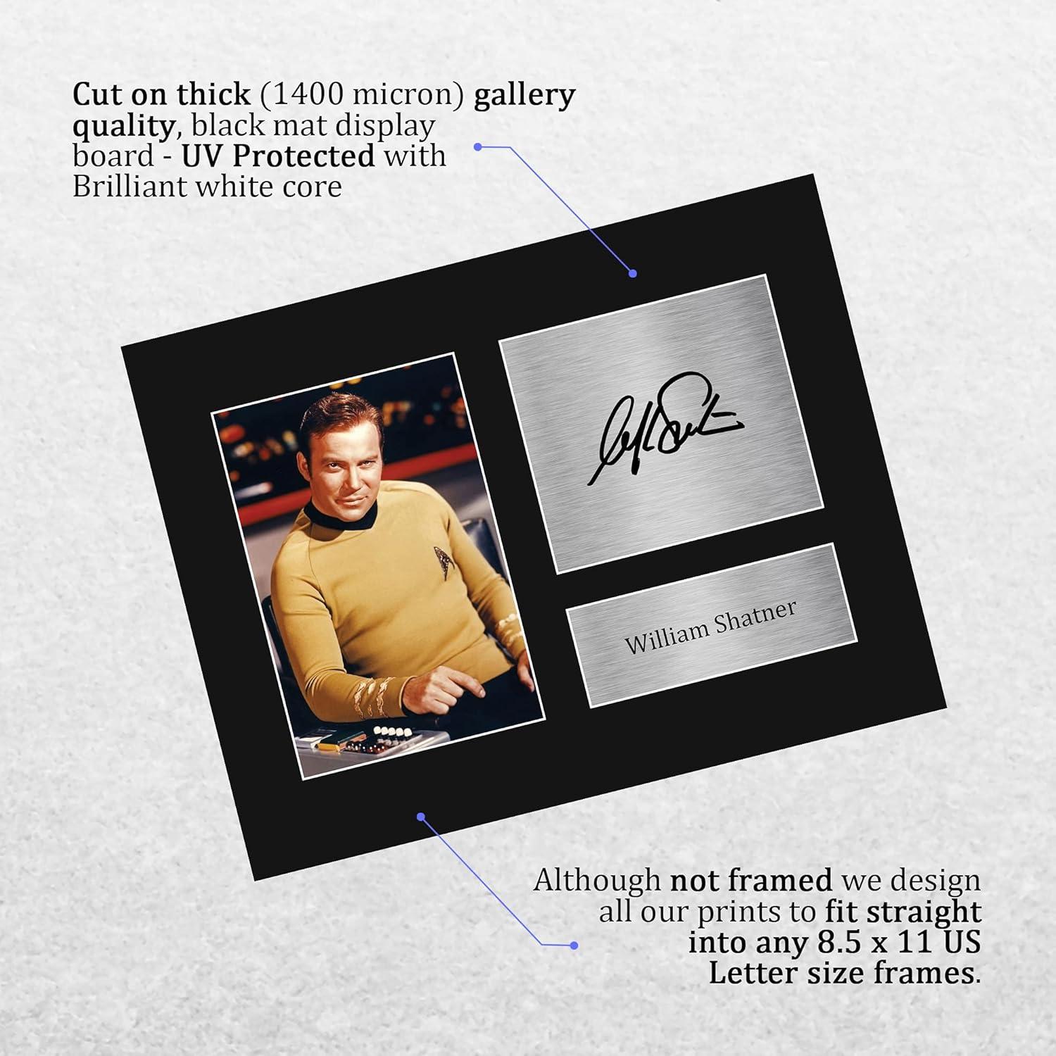 Exhibición sin Marco William Shatner 21.6x27.9 cm HWC Trading