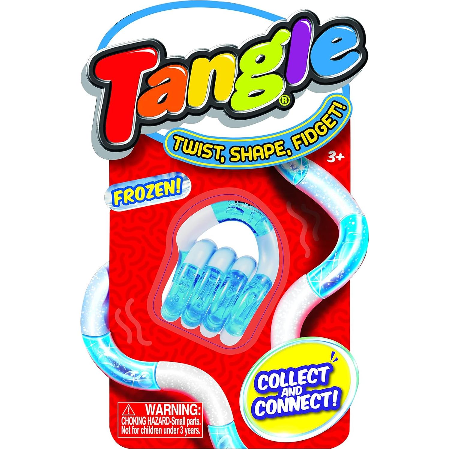 Tangle Jr. Crush 2-Pack Antiestrés Fuego y Hielo - Juguetes Sensitivos