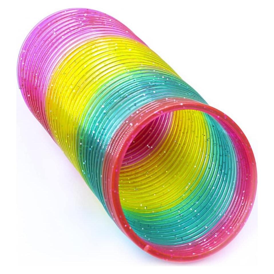 Resorte Gigante de Arcoíris WOBOX 10.7cm - Juguete Mágico