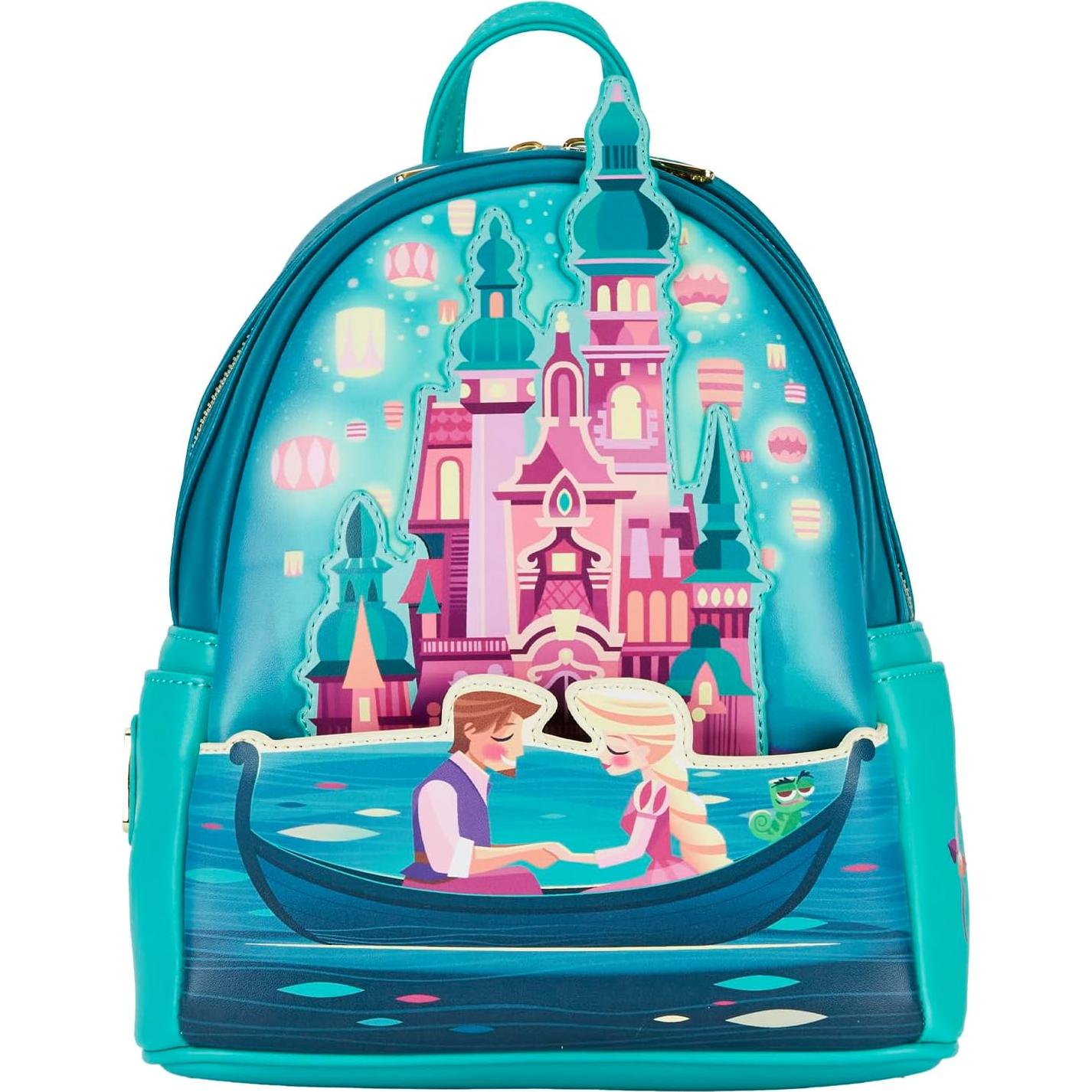 Mochila MINI Rapunzel Loungefly Disney Brilla en la Oscuridad
