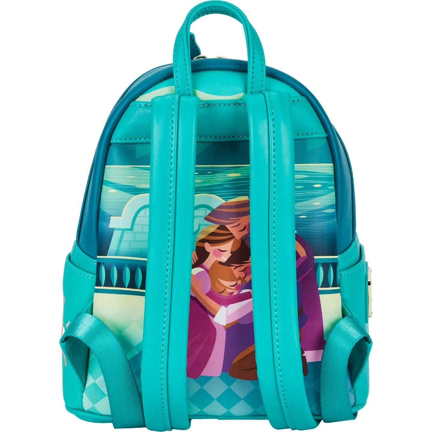 Mochila MINI Rapunzel Loungefly Disney Brilla en la Oscuridad