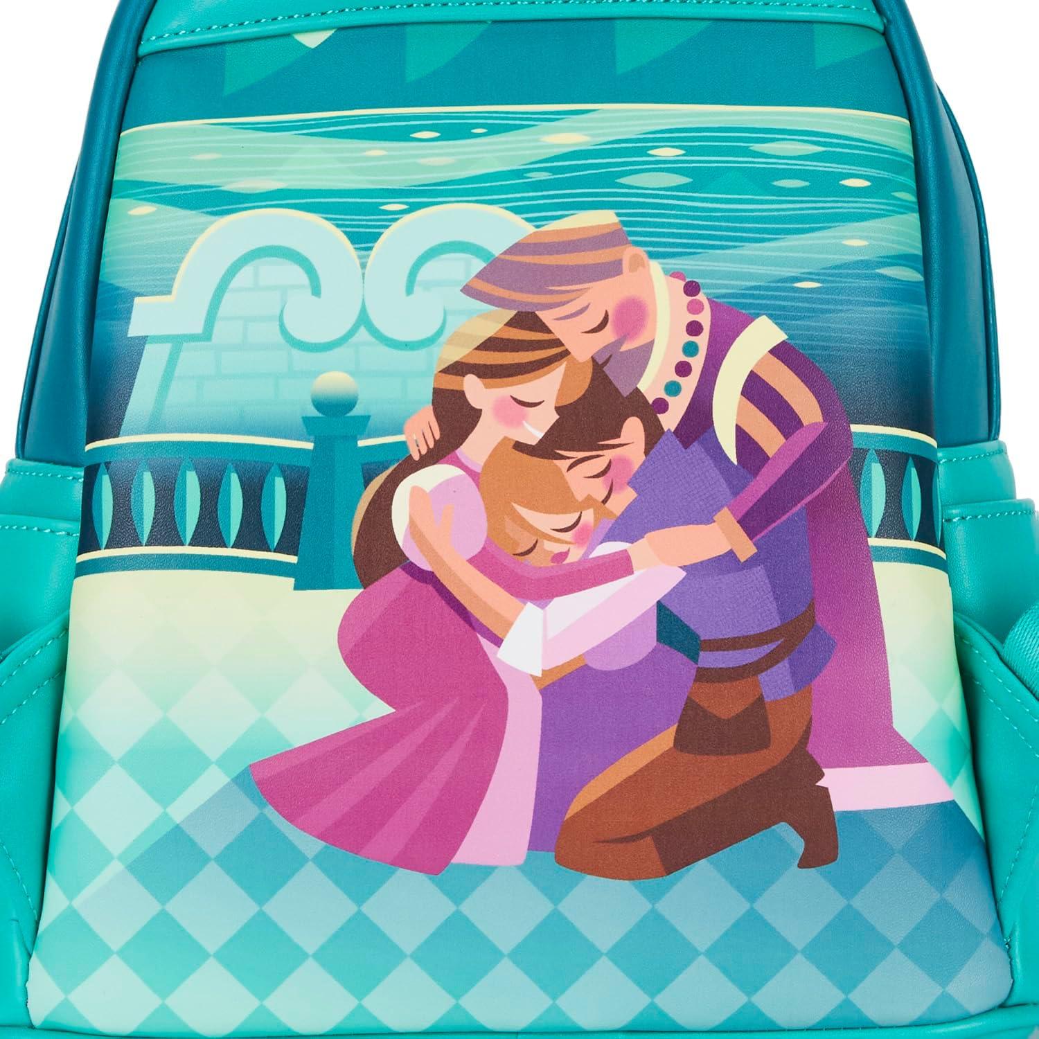 Mochila MINI Rapunzel Loungefly Disney Brilla en la Oscuridad