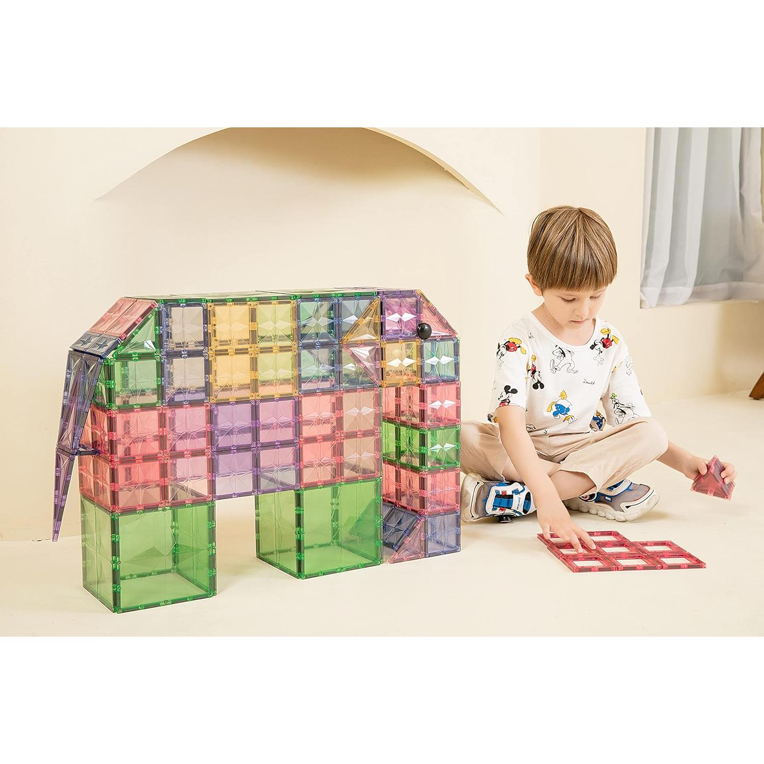 Juego de Azulejos Magnéticos MEGAGONTILES 120 PCS STEM