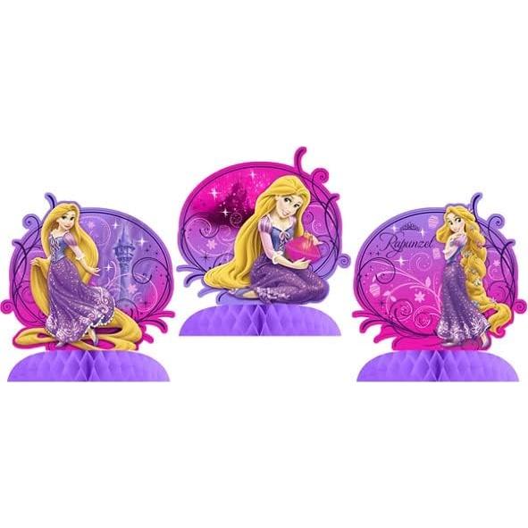 Paquete Fiesta Rapunzel Enredados Disney 16 Platos 16 Servilletas