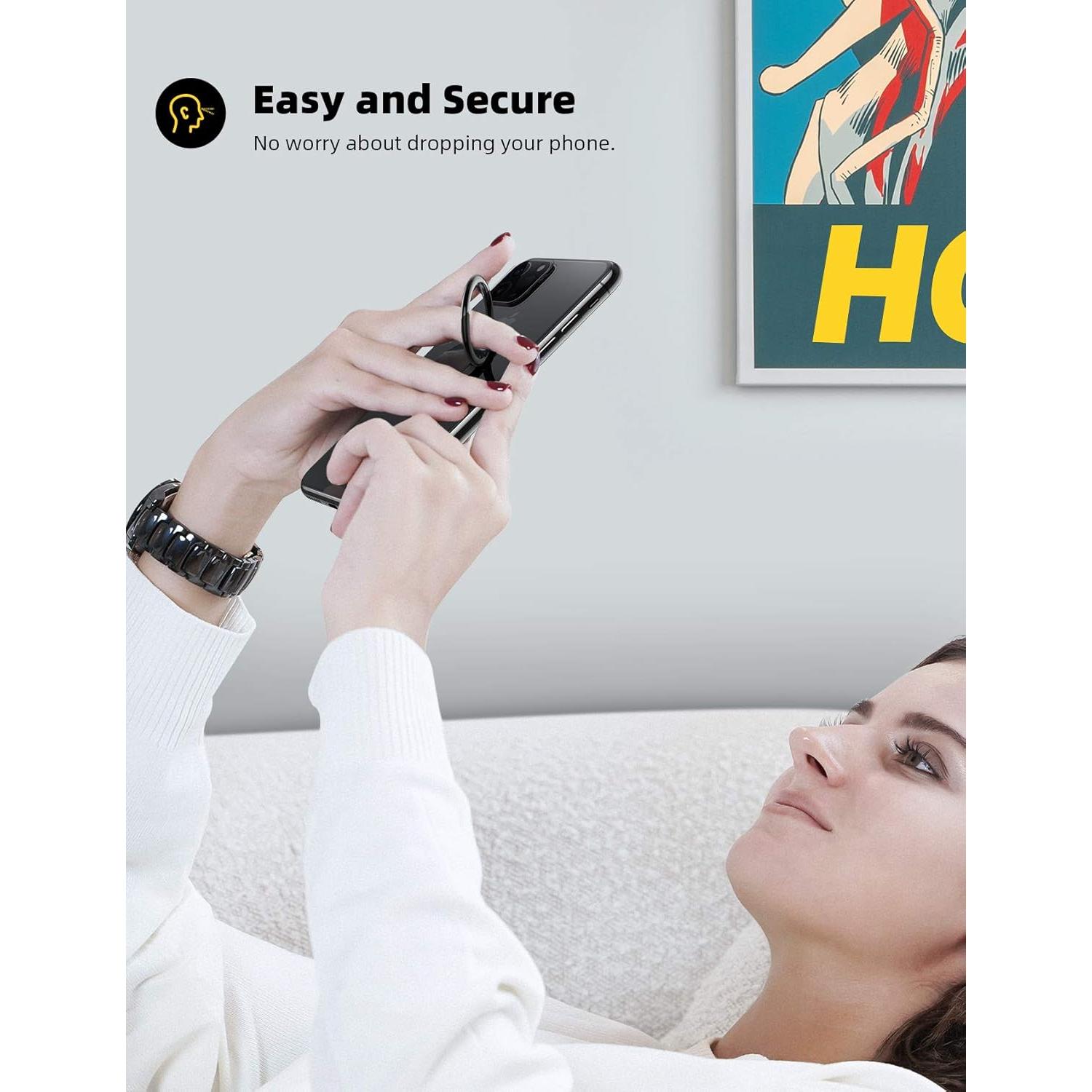 Soporte de Anillo Lamicall RS01 - Rotación 360° para Móvil