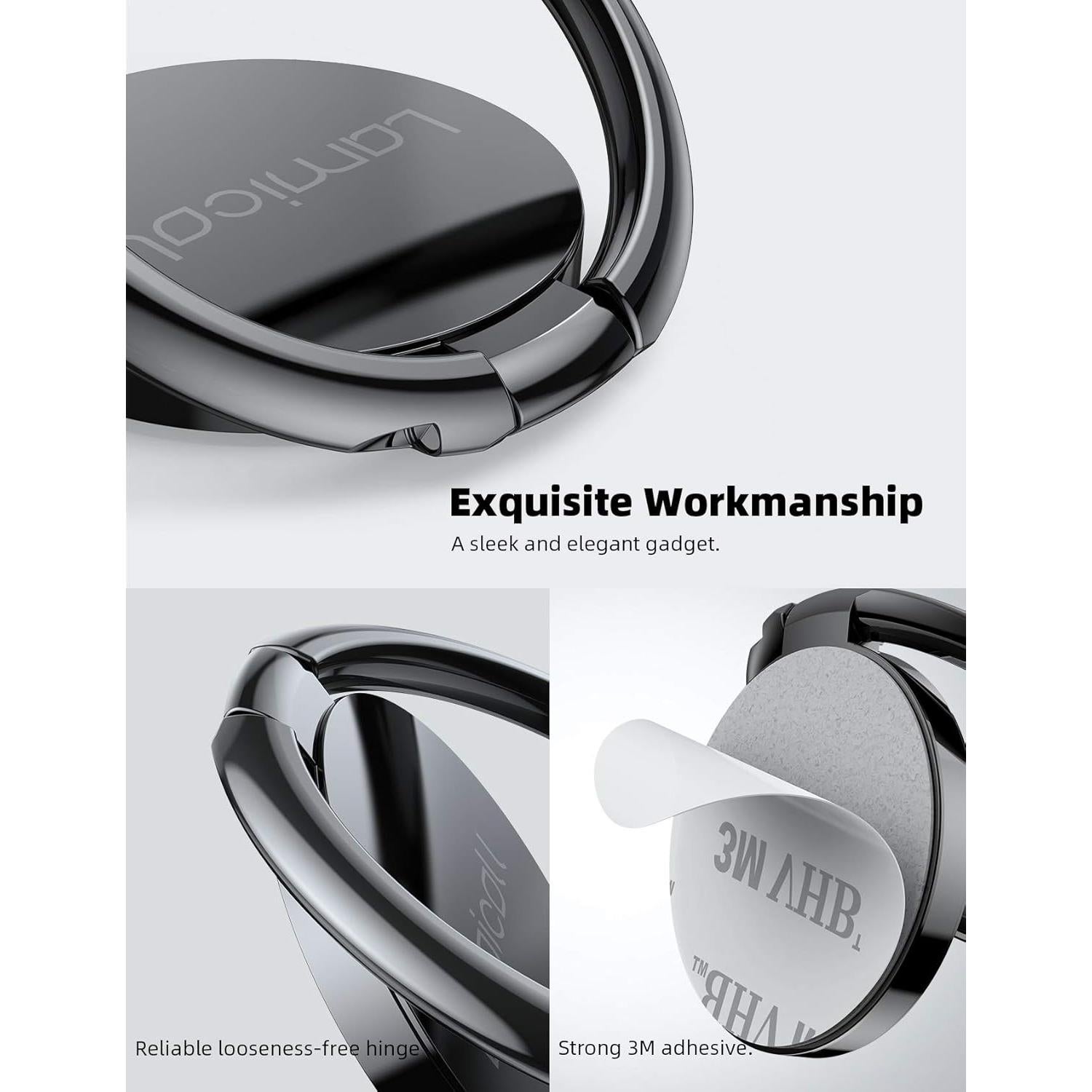 Soporte de Anillo Lamicall RS01 - Rotación 360° para Móvil