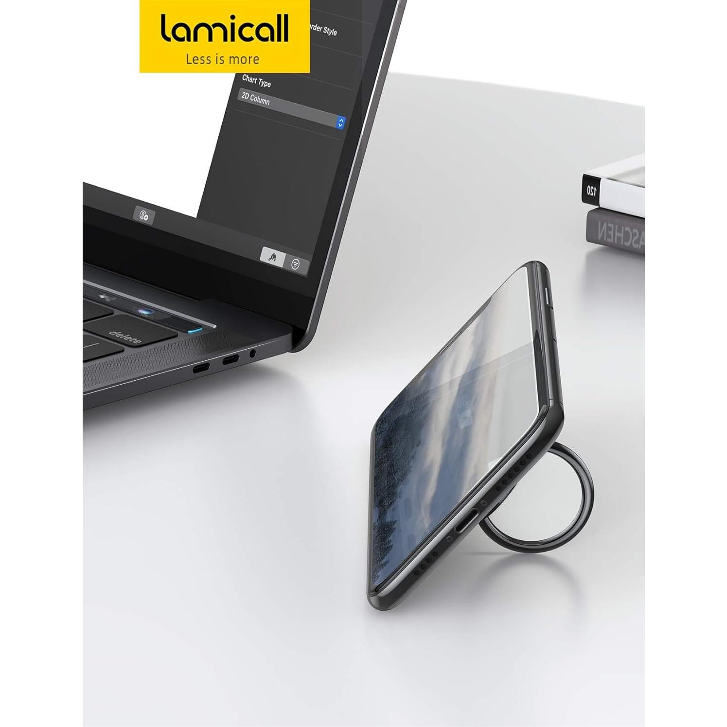 Soporte de Anillo Lamicall RS01 - Rotación 360° para Móvil