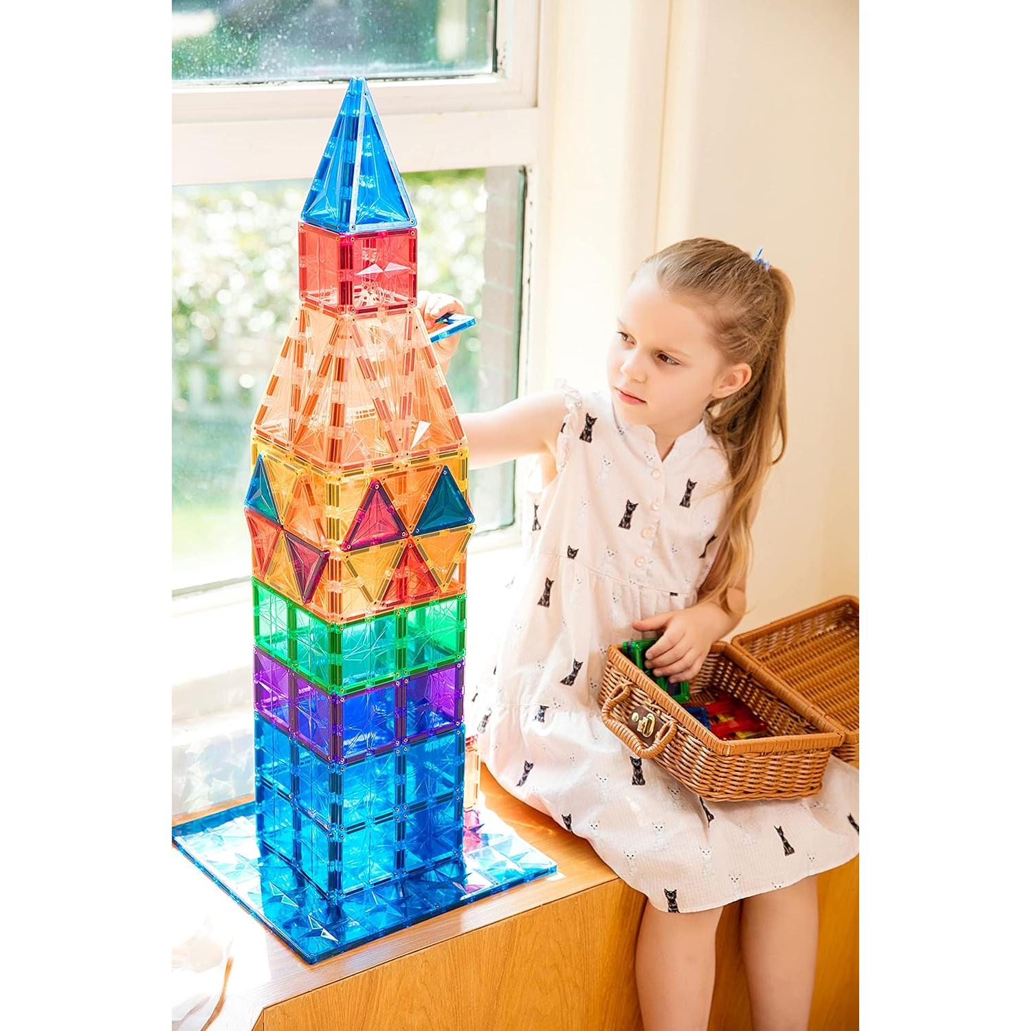 Juego de Azulejos Magnéticos MEGAGONTILES 182 Piezas