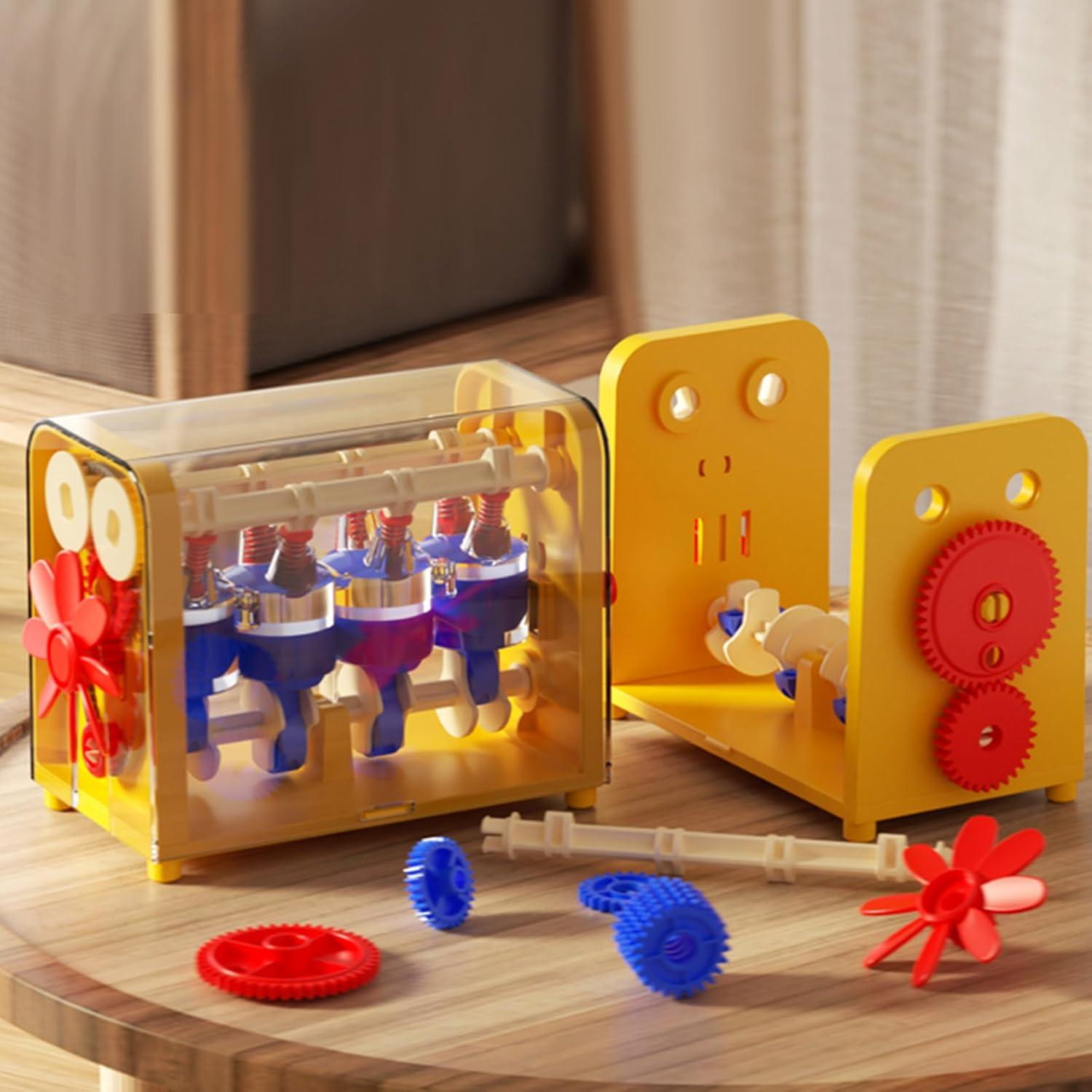 Juguete de Construcción de Motor BBnote Amarillo 3+ Años