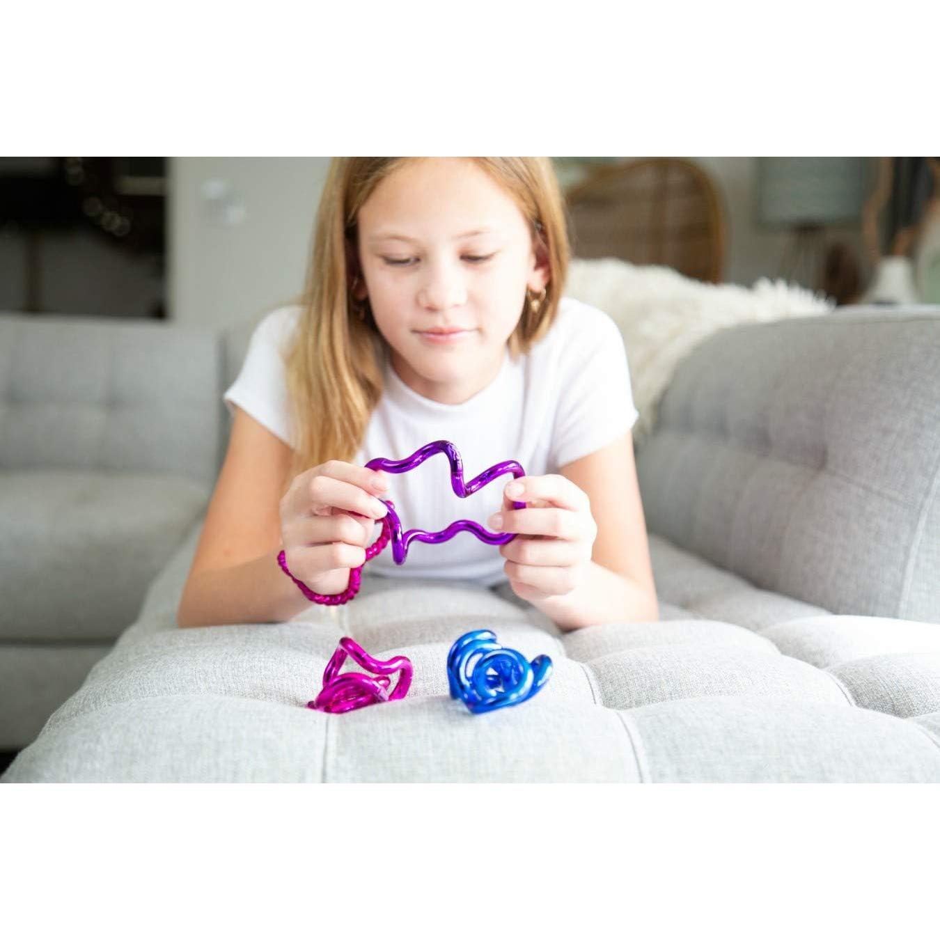 Juguete TANGLE Jr. Rosa Magenta - Textura Metálica 22.6g