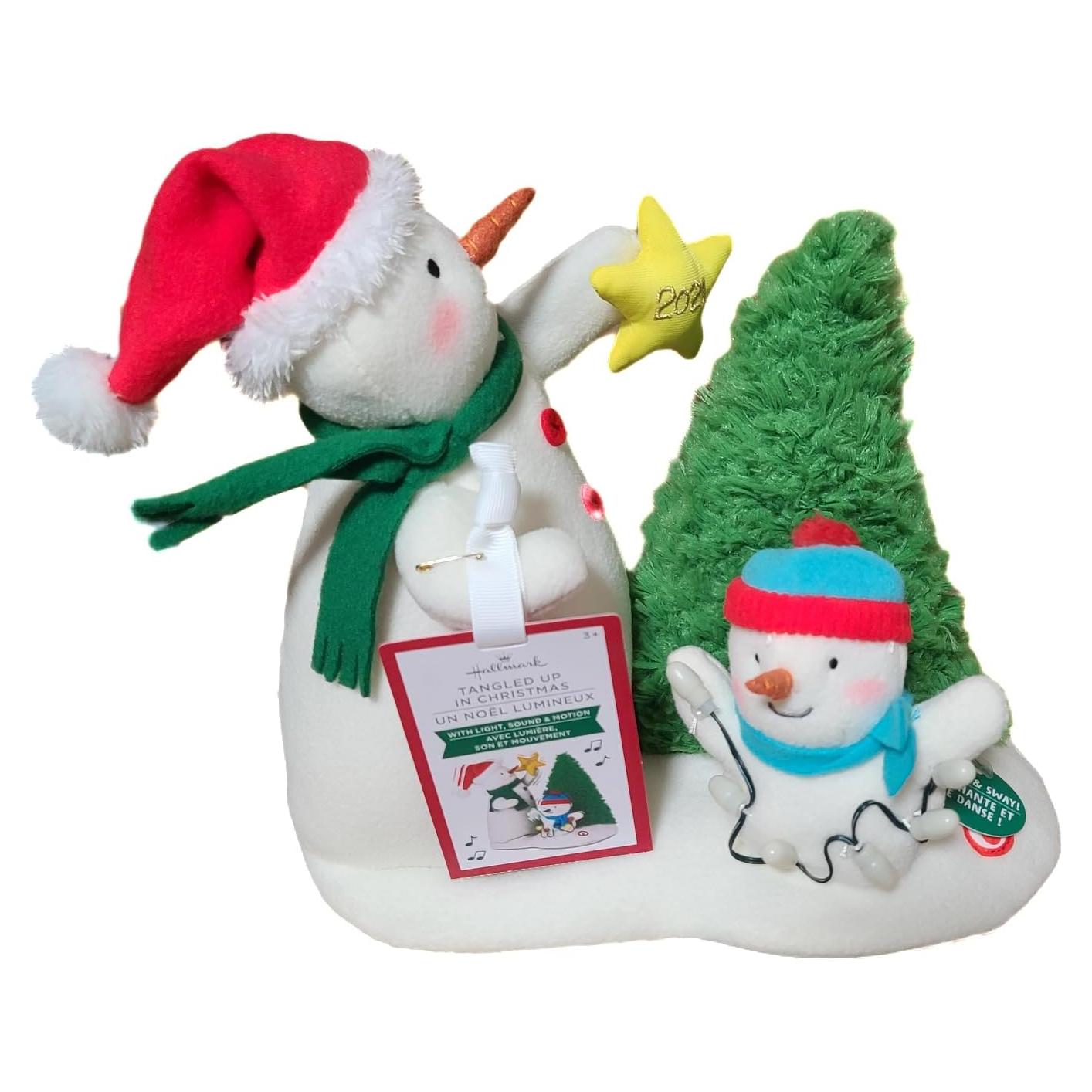 Muñeco de Nieve Musical de Peluche Hallmark 27.3 cm Luz/Sonido