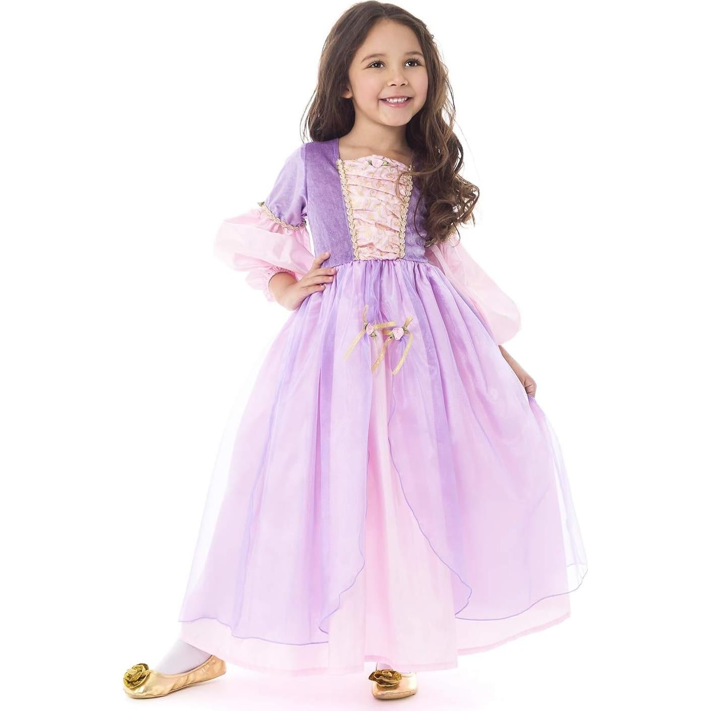 Disfraz Princesa Rapunzel Deluxe Little Adventures 3-5 años
