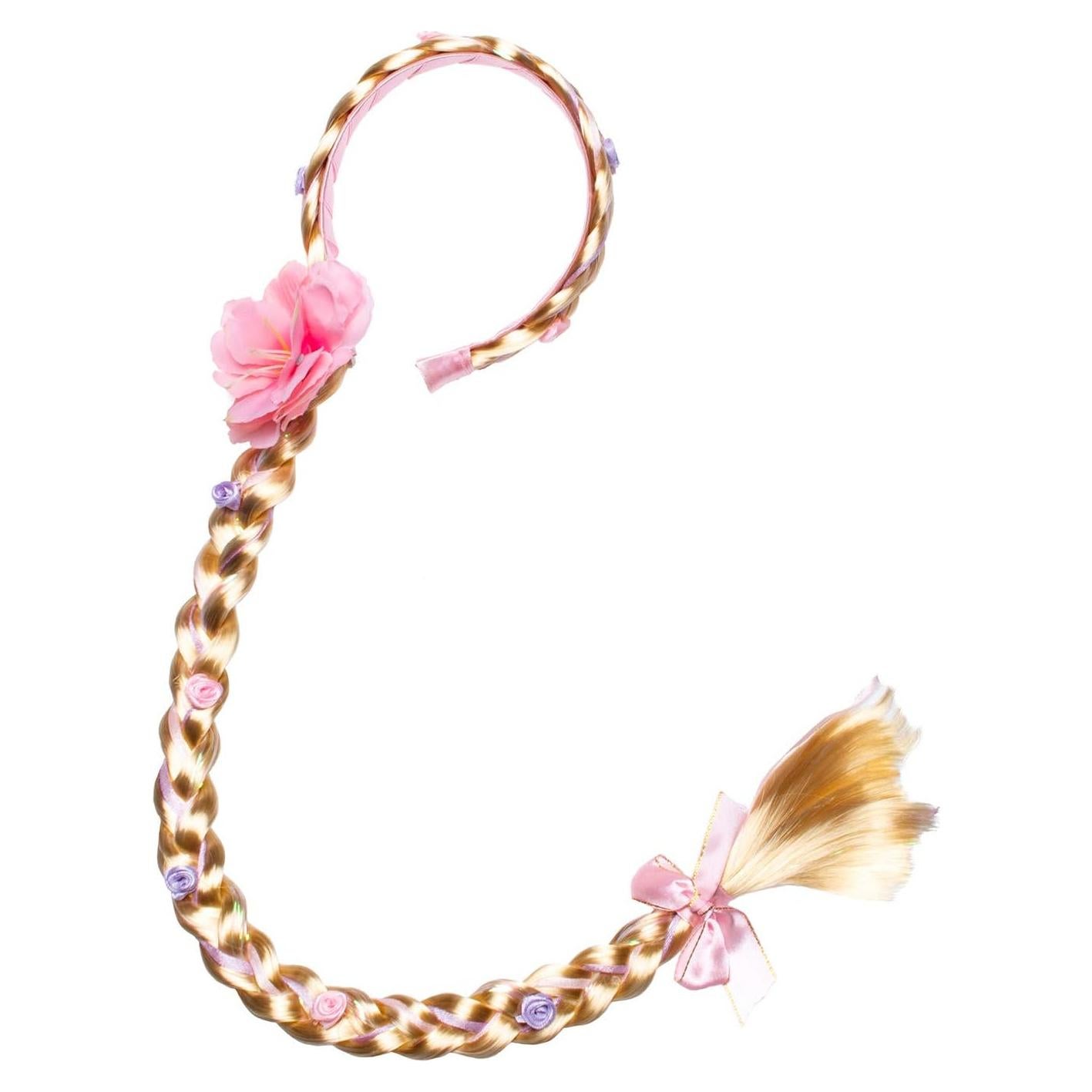 Peluca trenzada de princesa Party Chili 73.66 cm para niñas