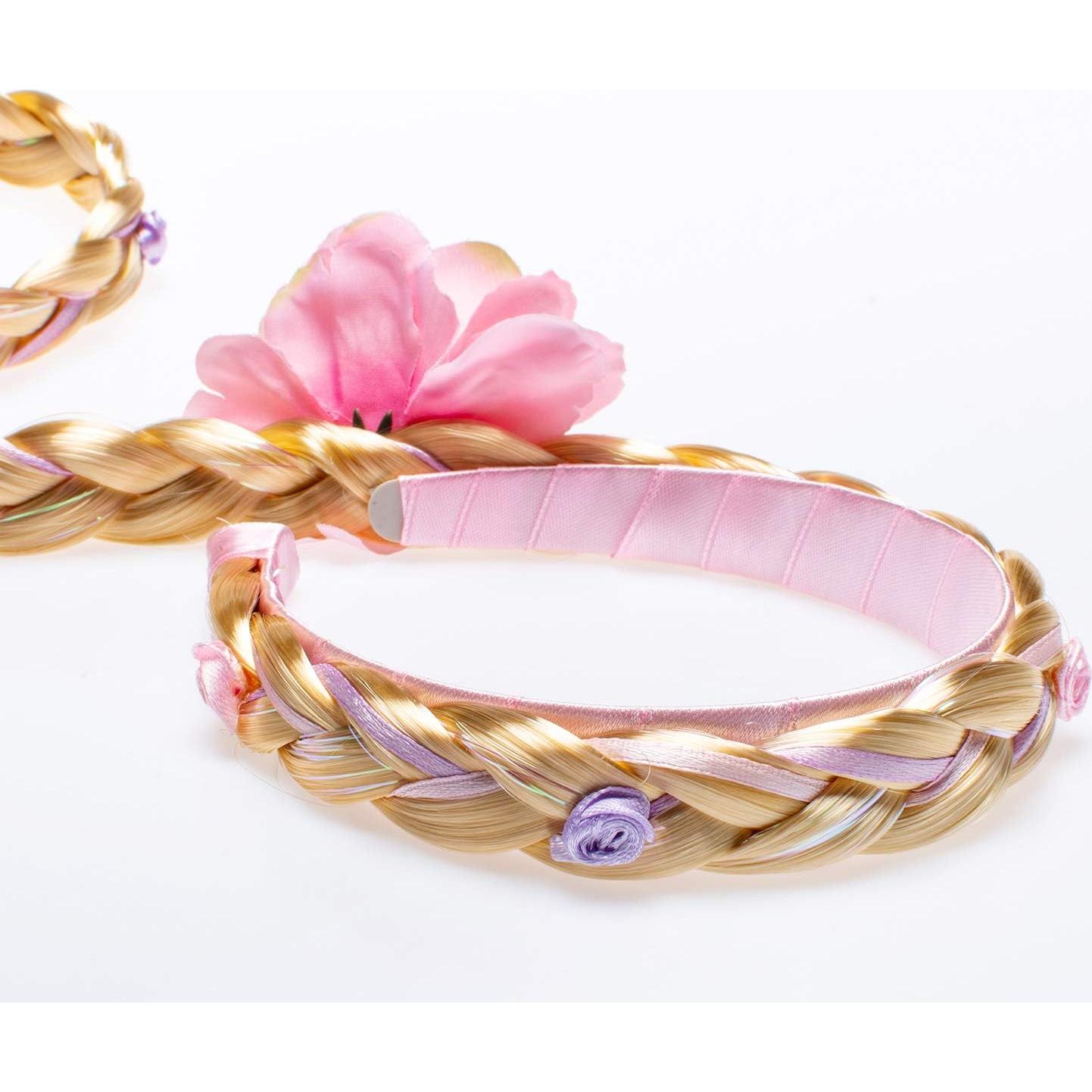 Peluca trenzada de princesa Party Chili 73.66 cm para niñas