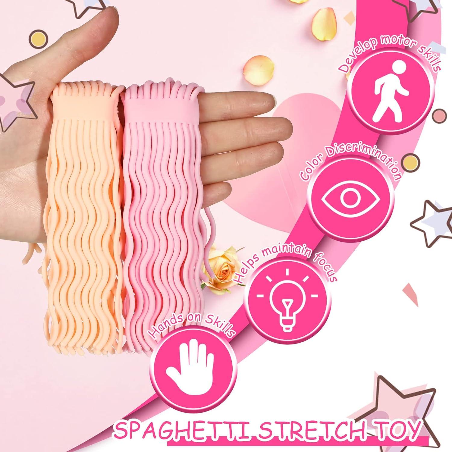 Juguetes Sensoriales Civaner 6 Piezas Espagueti Elástico