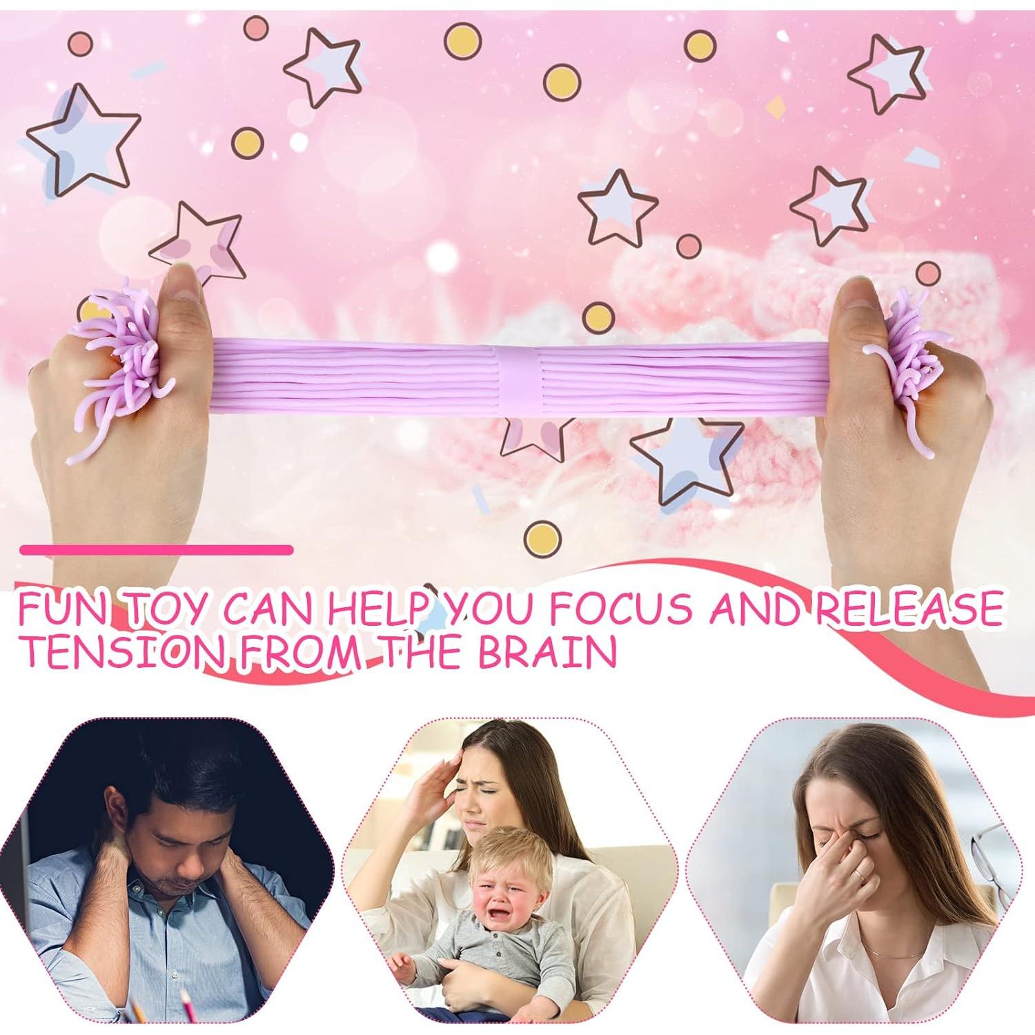 Juguetes Sensoriales Civaner 6 Piezas Espagueti Elástico