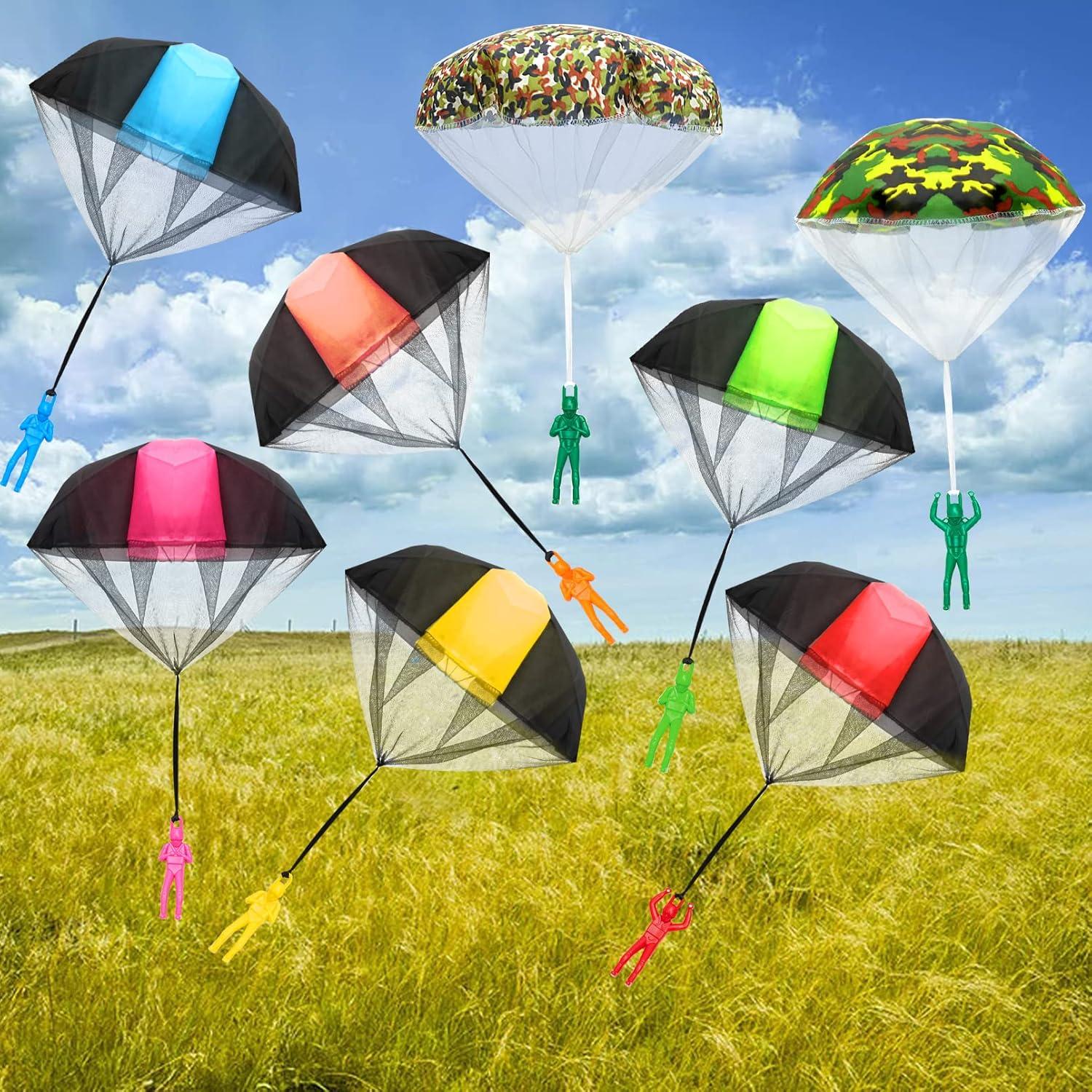 Juguete Paracaídas NANASO - Lanzamiento a Mano, 8 Colores