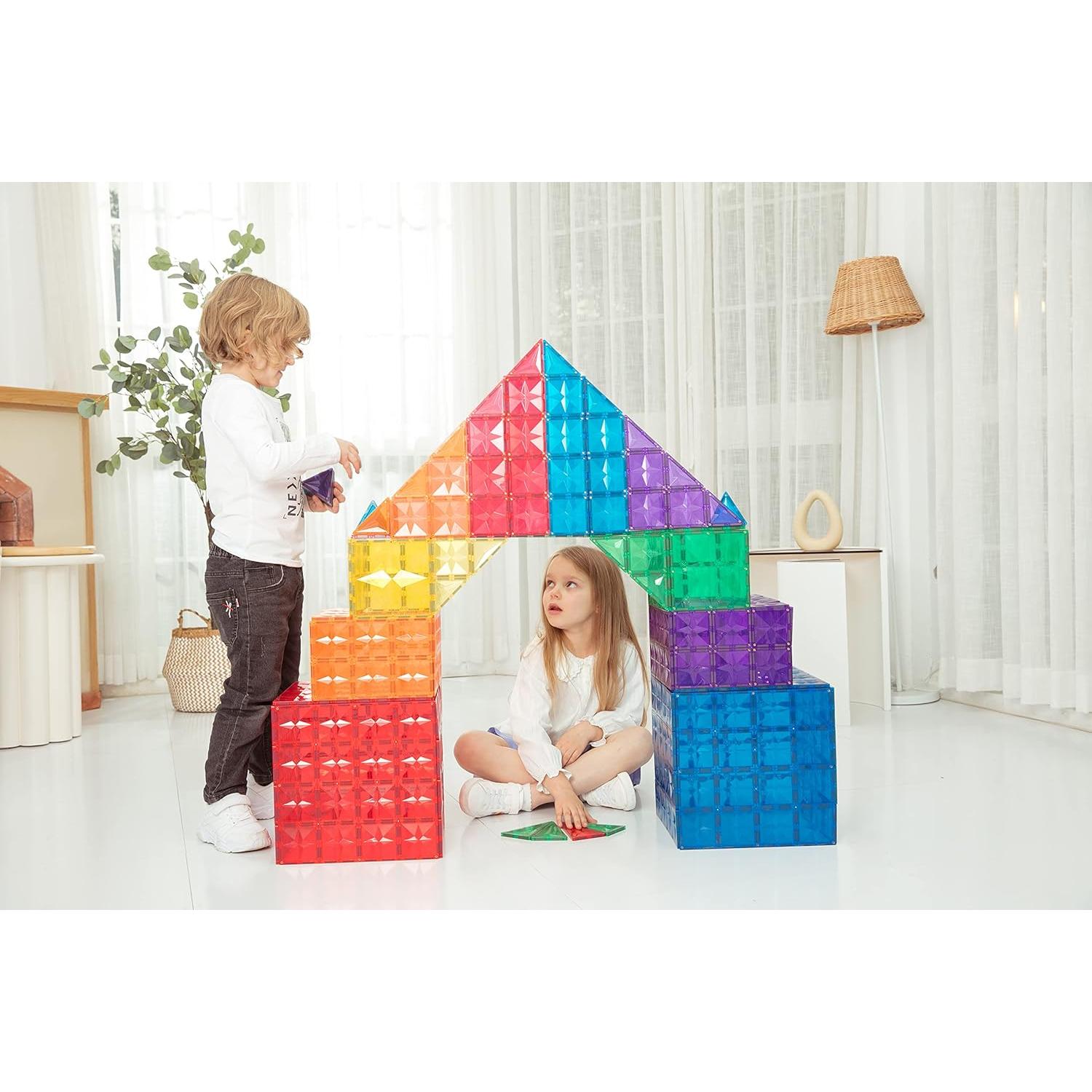 Juego de Azulejos Magnéticos MEGA 162 PCS Educativo STEM
