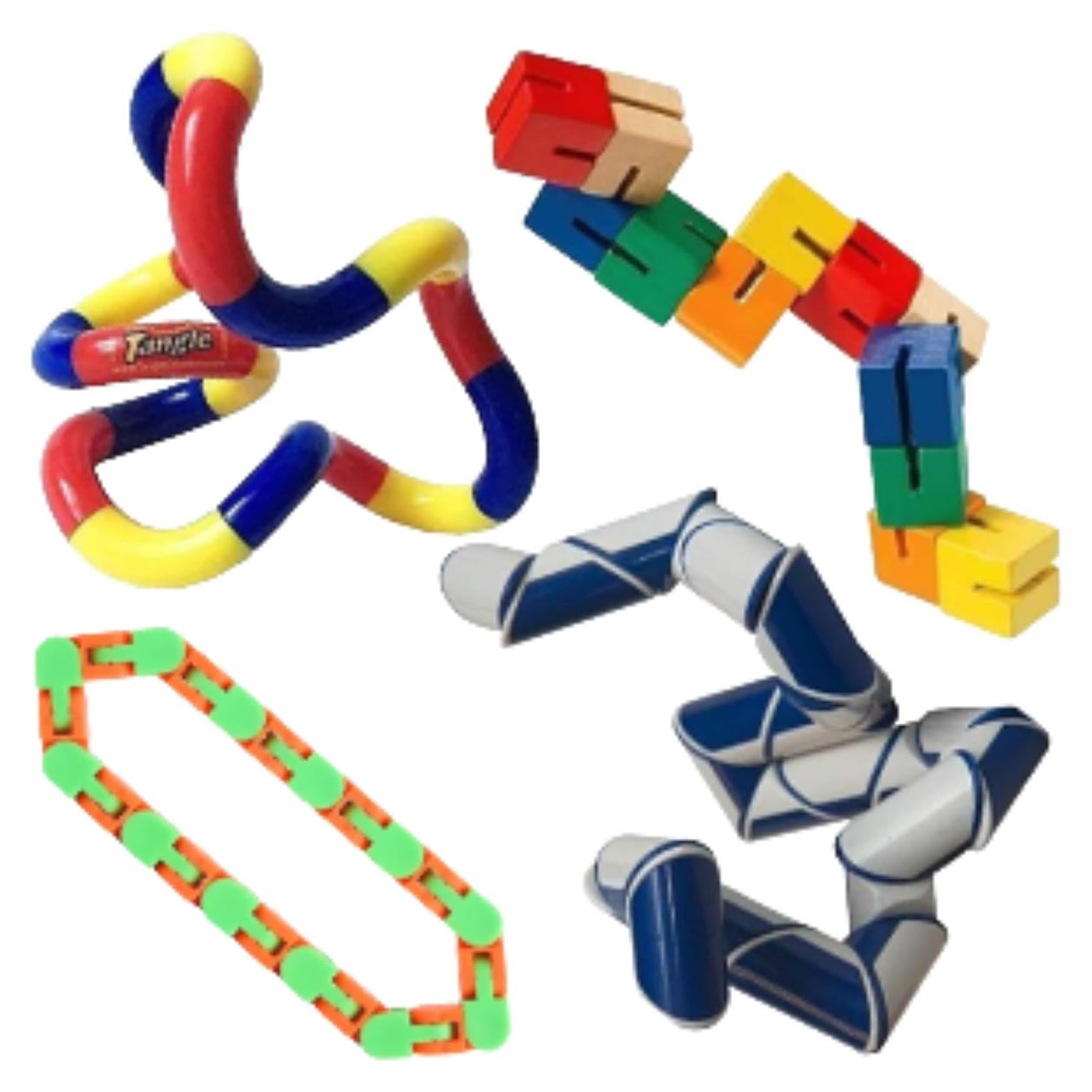 Paquete de Juguetes Antiestrés Star Magic - 4 Piezas Fidget