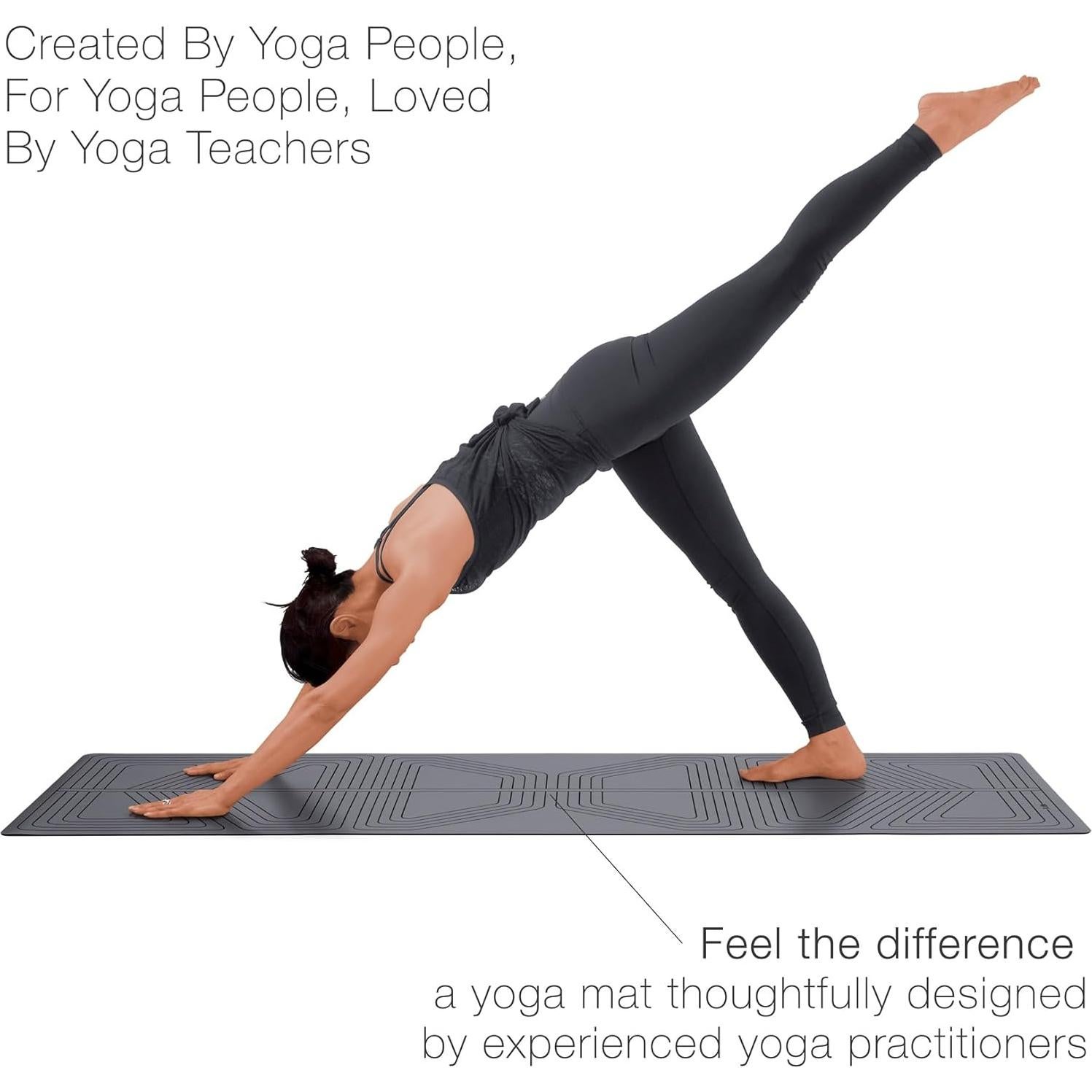 Alfombrilla de Yoga Premium Agoy Pro+ Guerrero 183x61cm Antideslizante