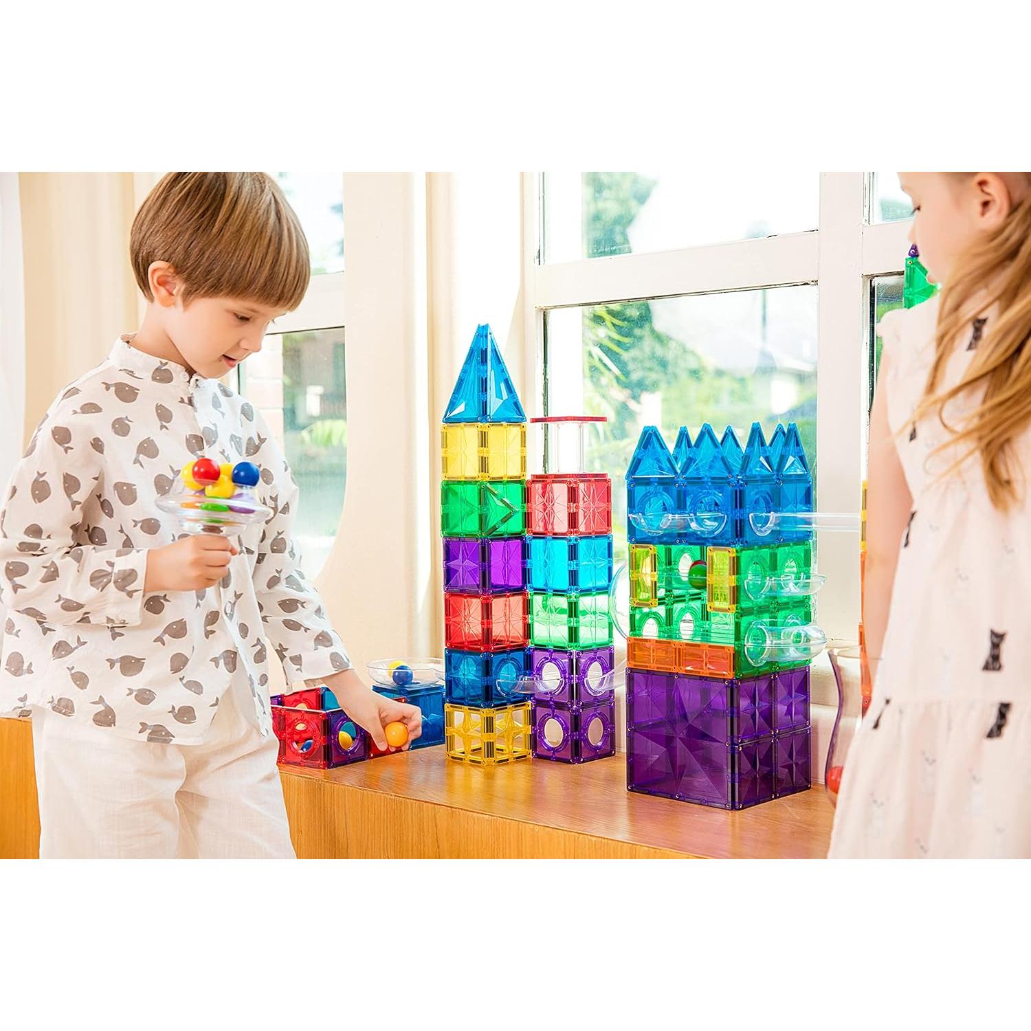 Juego de Azulejos Magnéticos MEGA 120 PCS Educativo STEM
