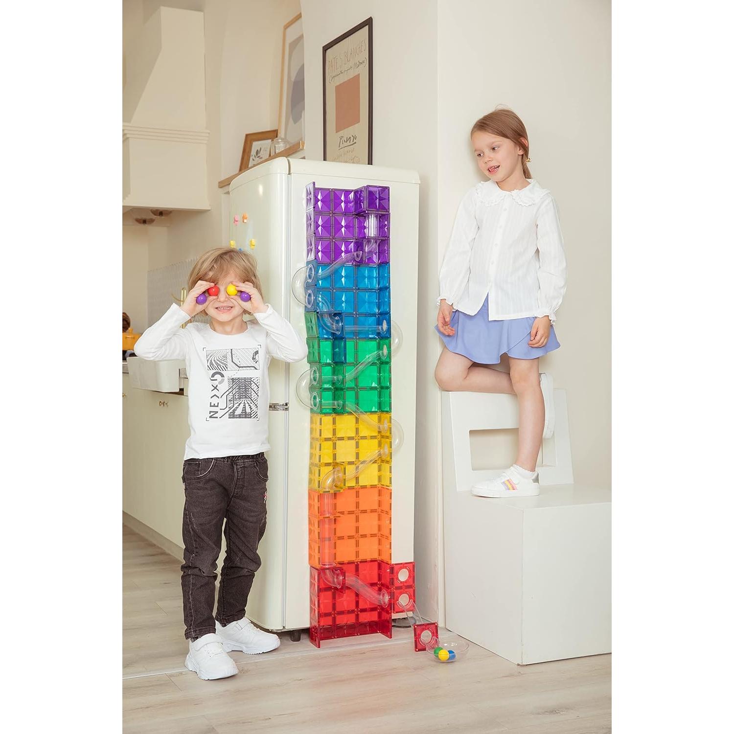 Juego de Azulejos Magnéticos MEGA 120 PCS Educativo STEM