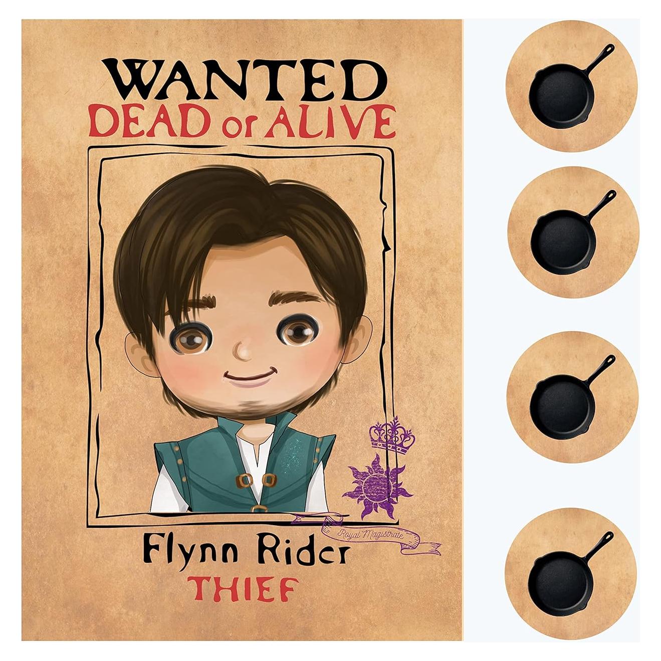 Juego de Fiesta Rapunzel Enredada con Póster y Stickers