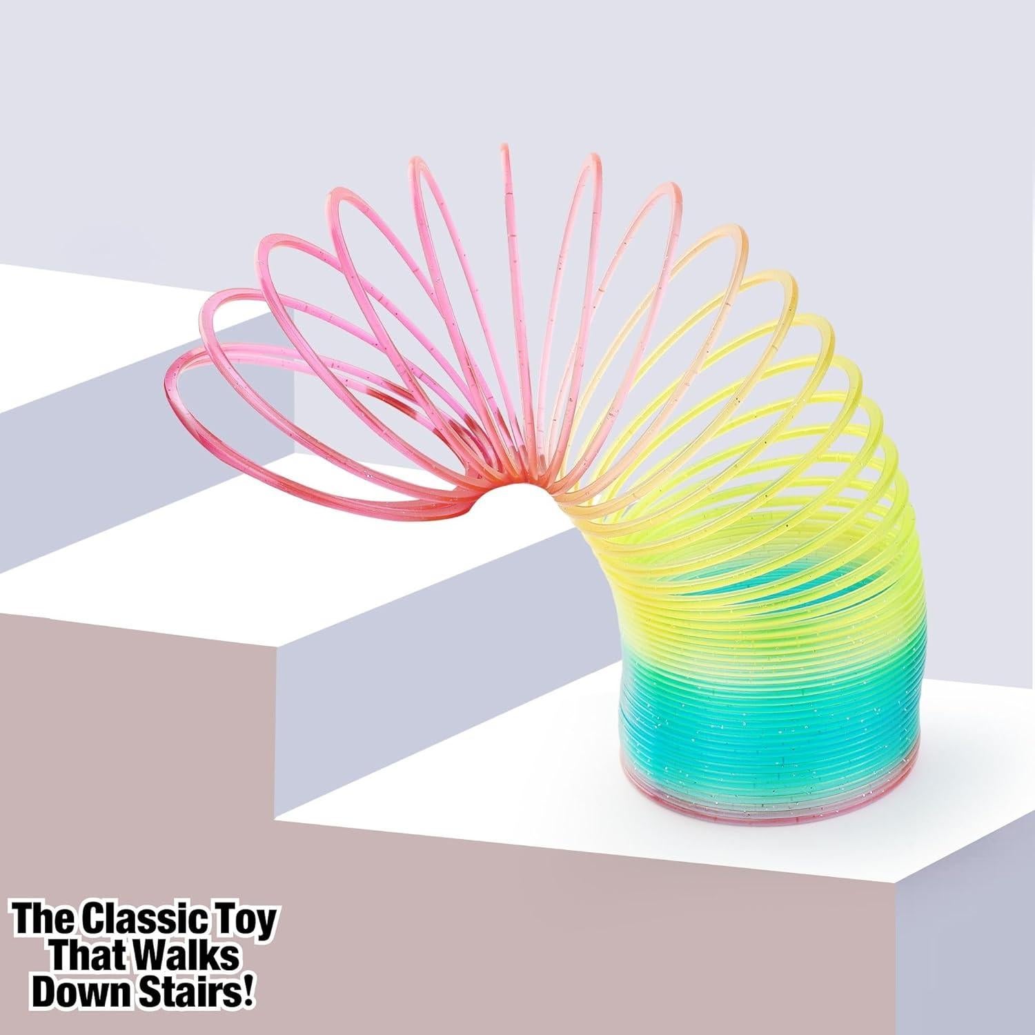 Paquete de 6 Resortes de Arcoíris Liberty Imports - 10 cm