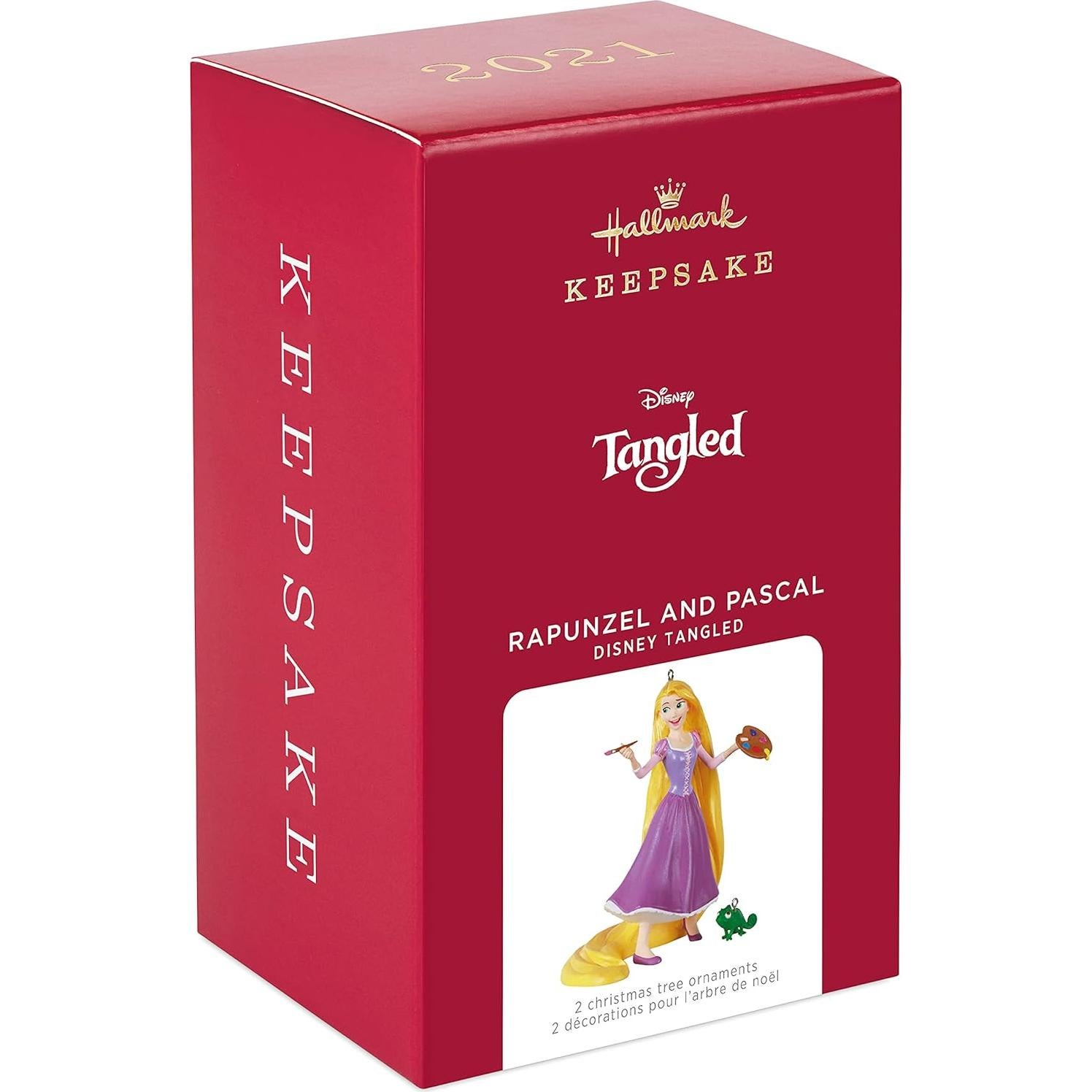 Adornos Navideños Hallmark 2021 Disney Enredados Set 2
