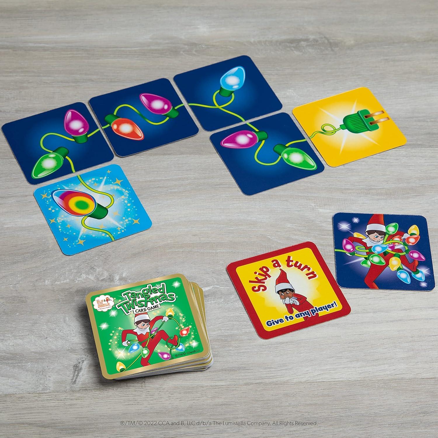 Juego de cartas navideño Elfo en el estante - 52 cartas