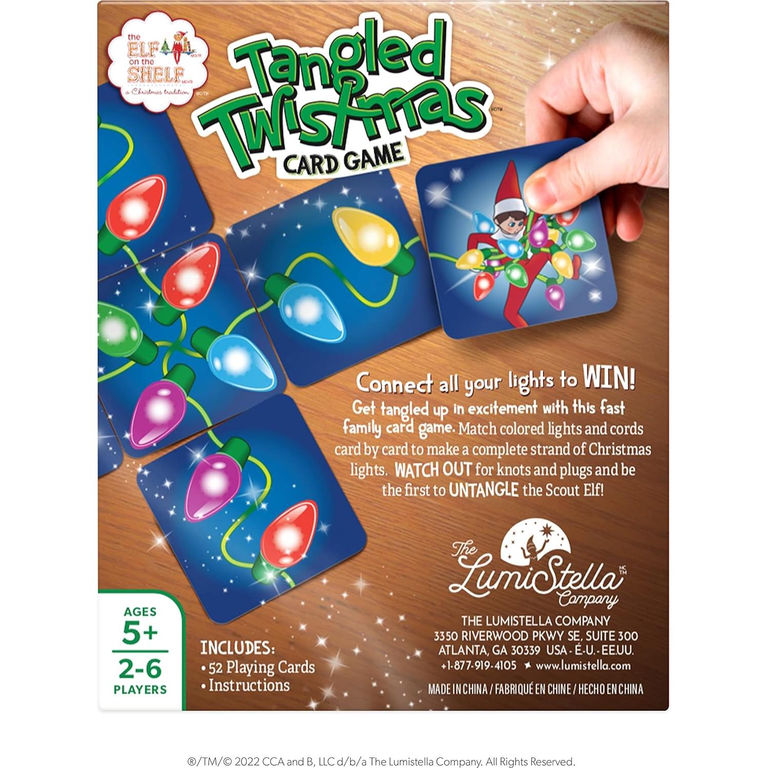 Juego de cartas navideño Elfo en el estante - 52 cartas