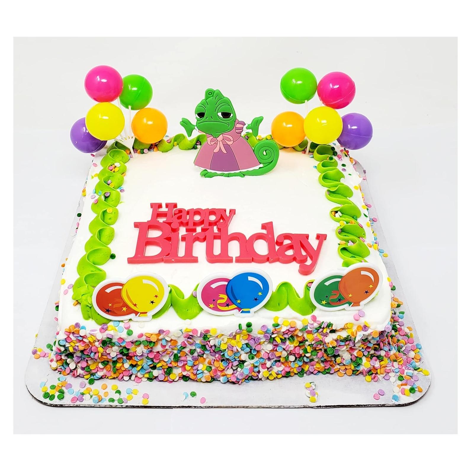 Tortero de Cumpleaños Temático Rapunzel 7 Piezas