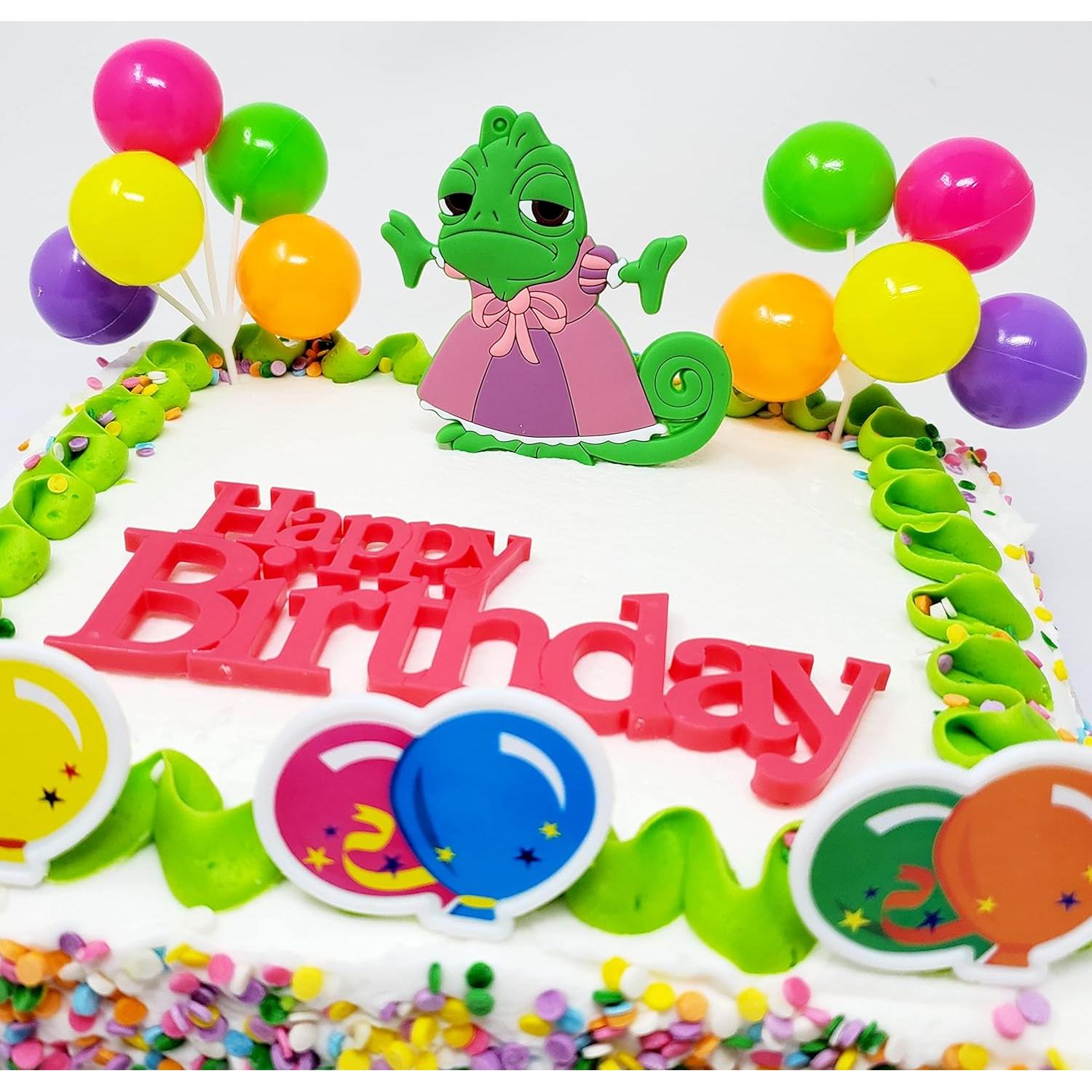 Tortero de Cumpleaños Temático Rapunzel 7 Piezas