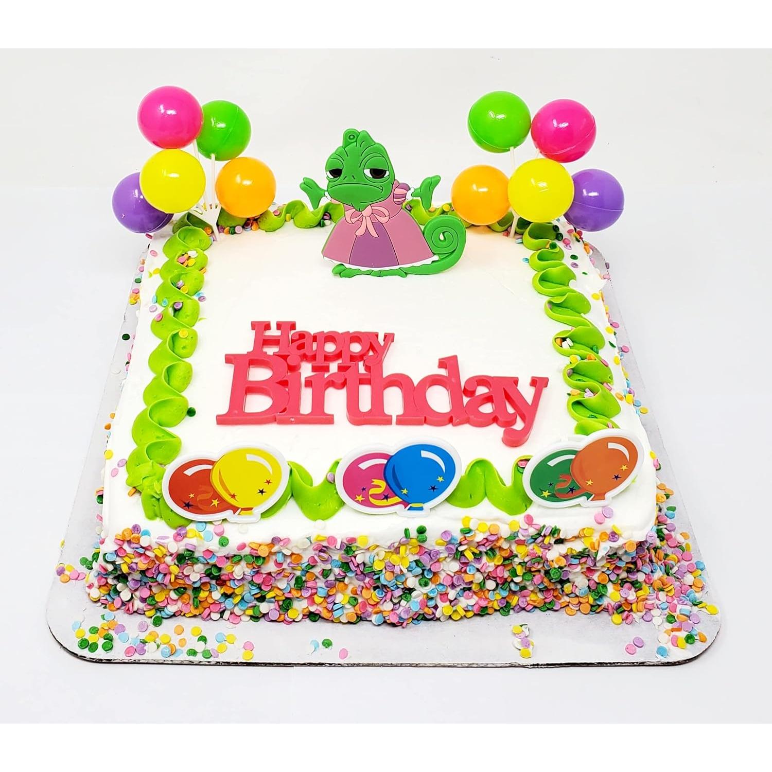 Tortero de Cumpleaños Temático Rapunzel 7 Piezas