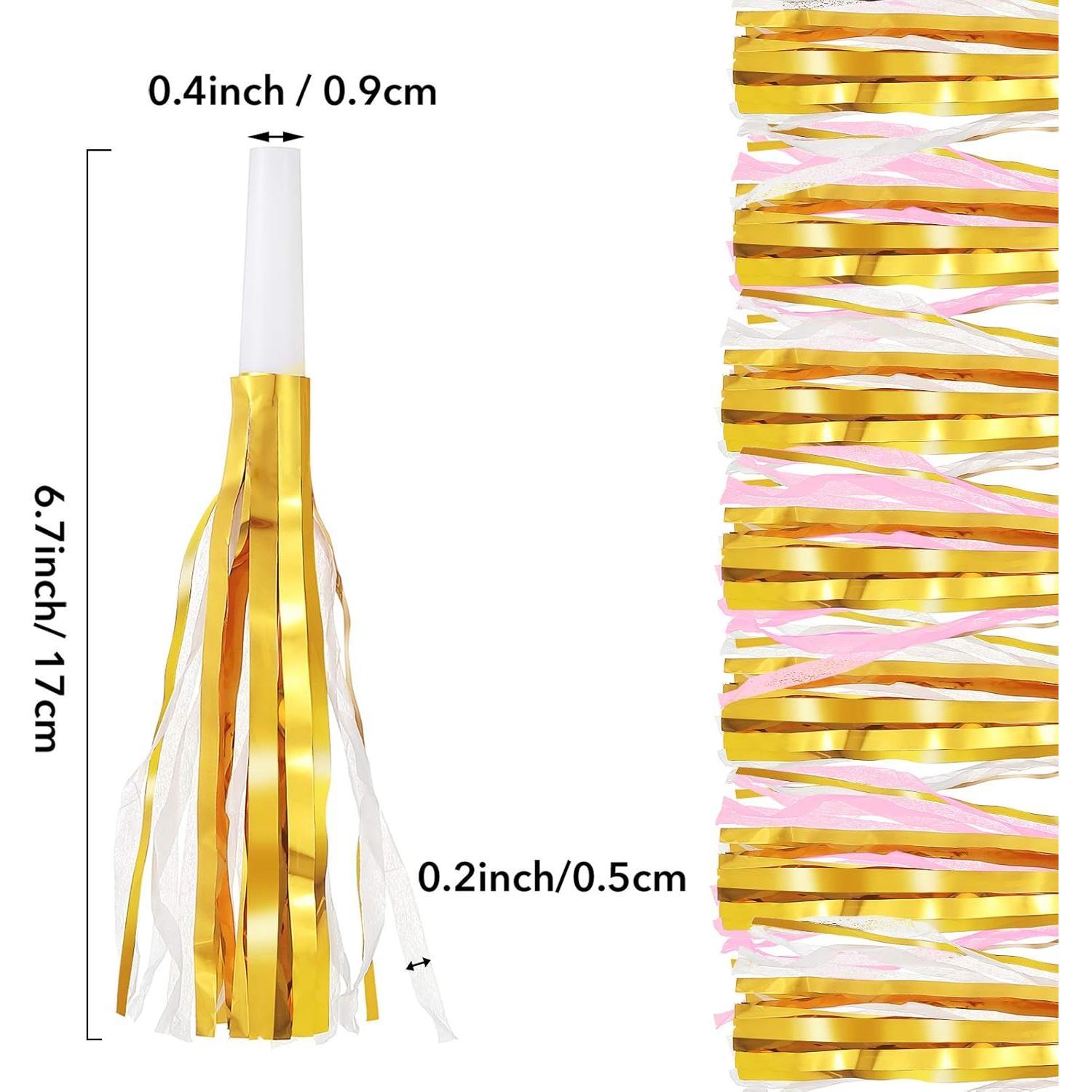 24 Silbatos Musicales Gejoy con Brillo para Fiestas