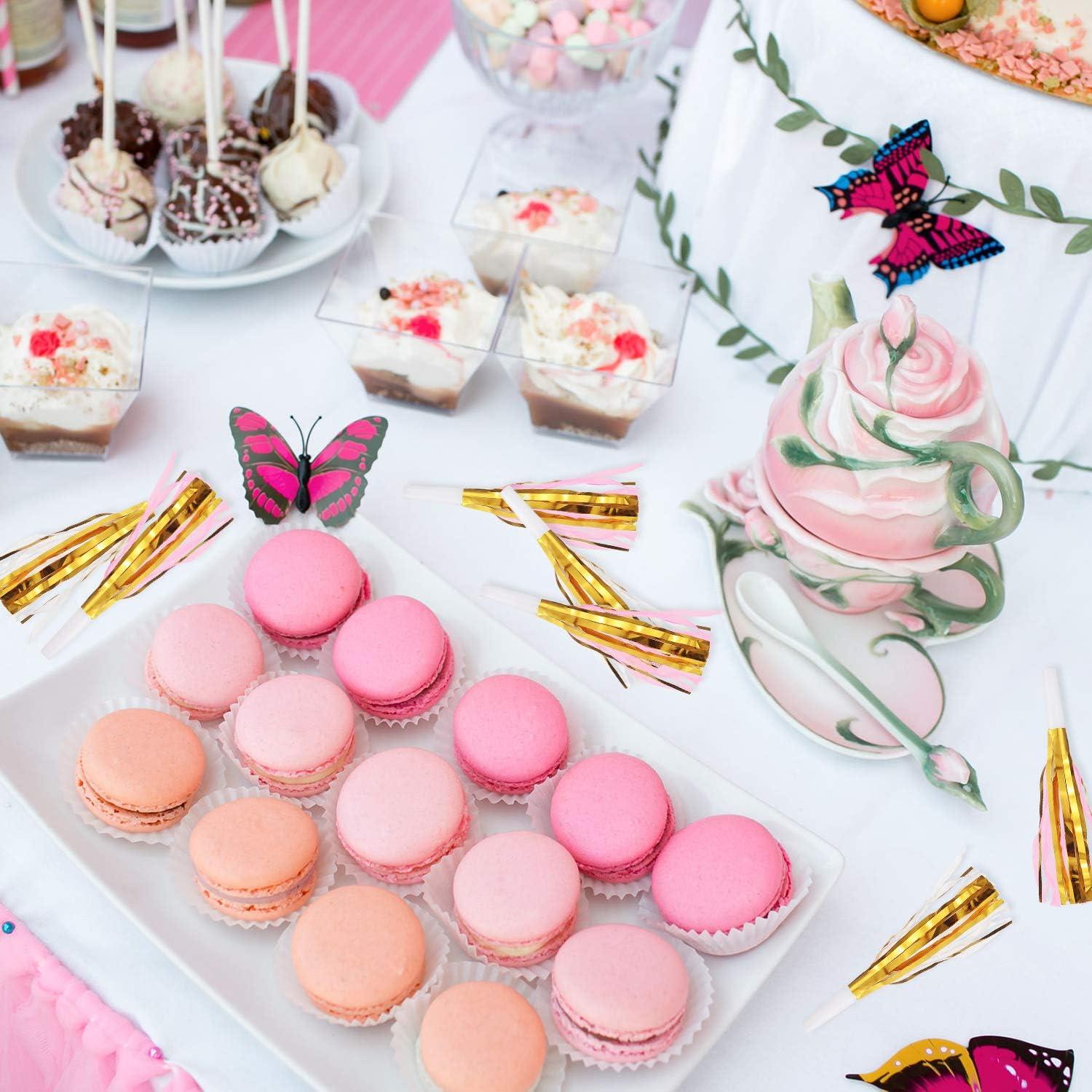 24 Silbatos Musicales Gejoy con Brillo para Fiestas