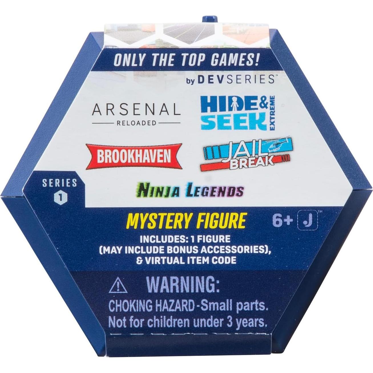 Paquete de 6 Figuras Misteriosas DevSeries Jazwares - 7.5 cm