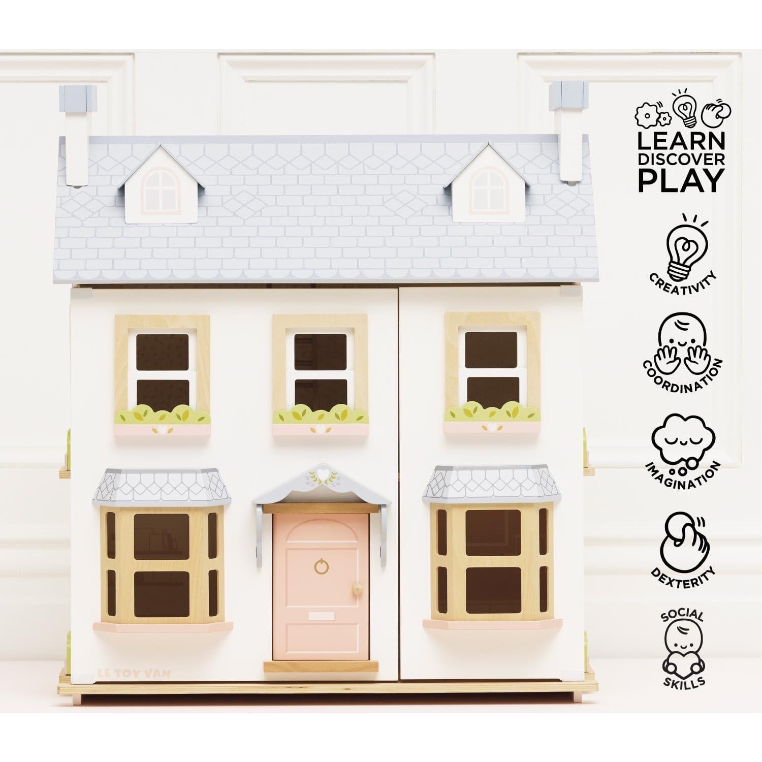 Casa de Muñecas Mayberry Manor Le Toy Van 3 Pisos 610mm