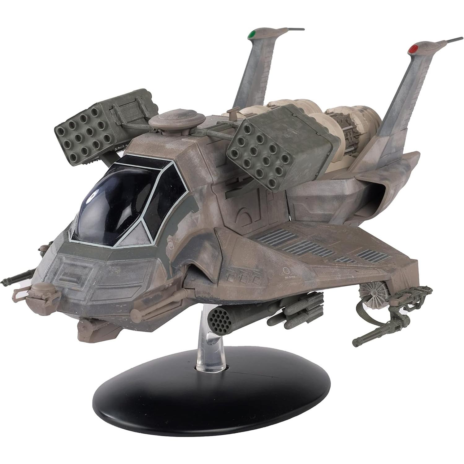 Modelo Heavy Raptor Battlestar Galactica Eaglemoss 25.4 cm